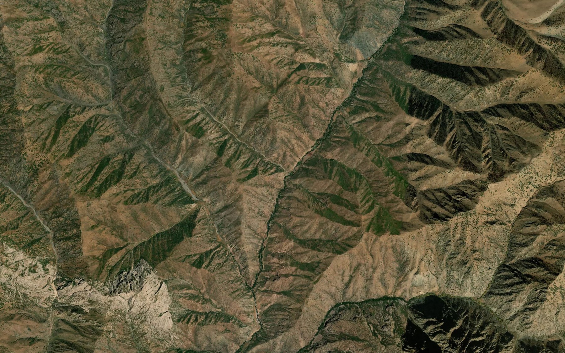 Satellite map of the Ara-Bulak-Say