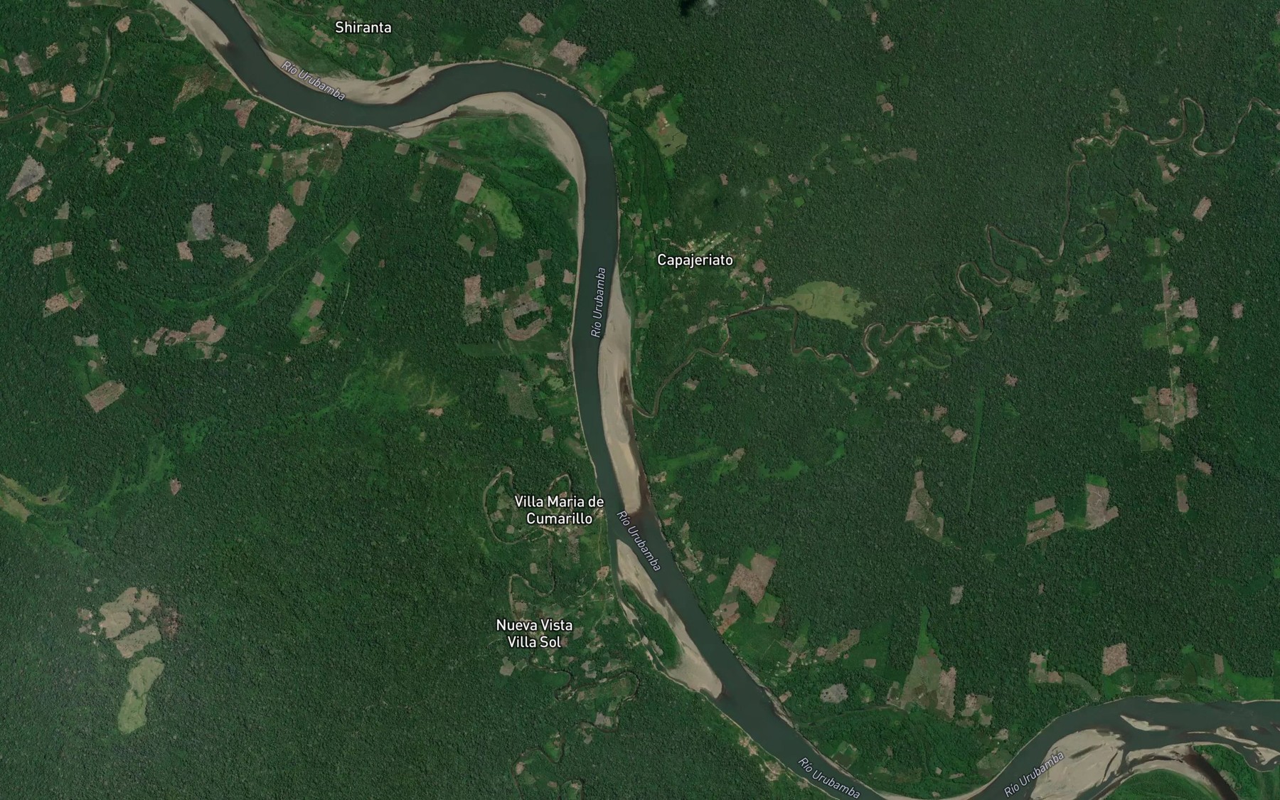 Satellite map of the Rio Mapalja