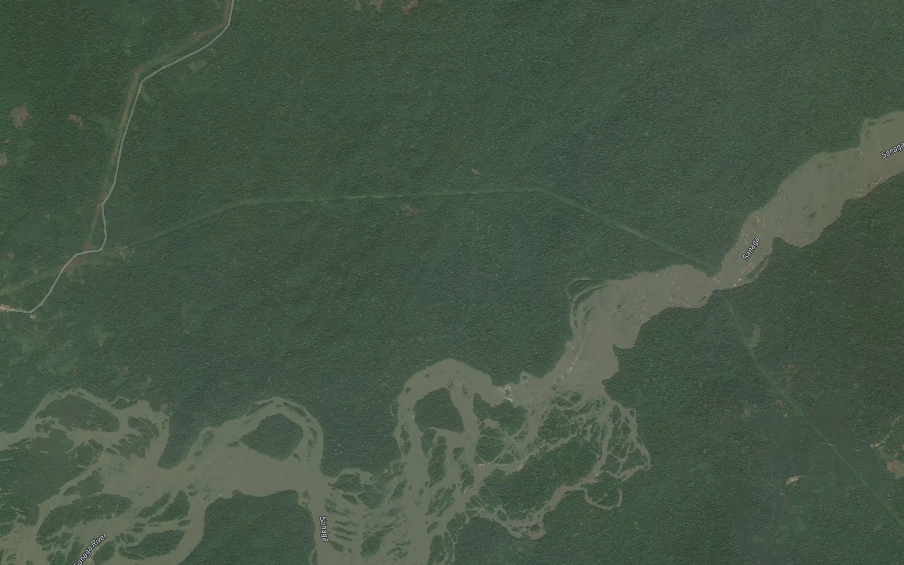 Satellite map of the Niona
