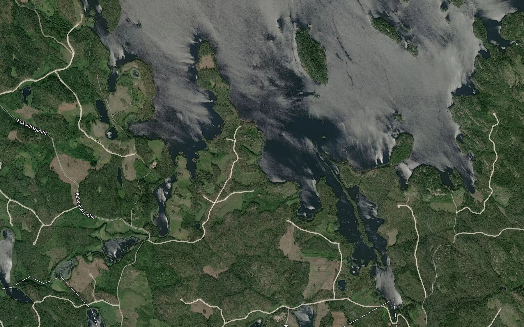 Satellite map of the Paavonapaja