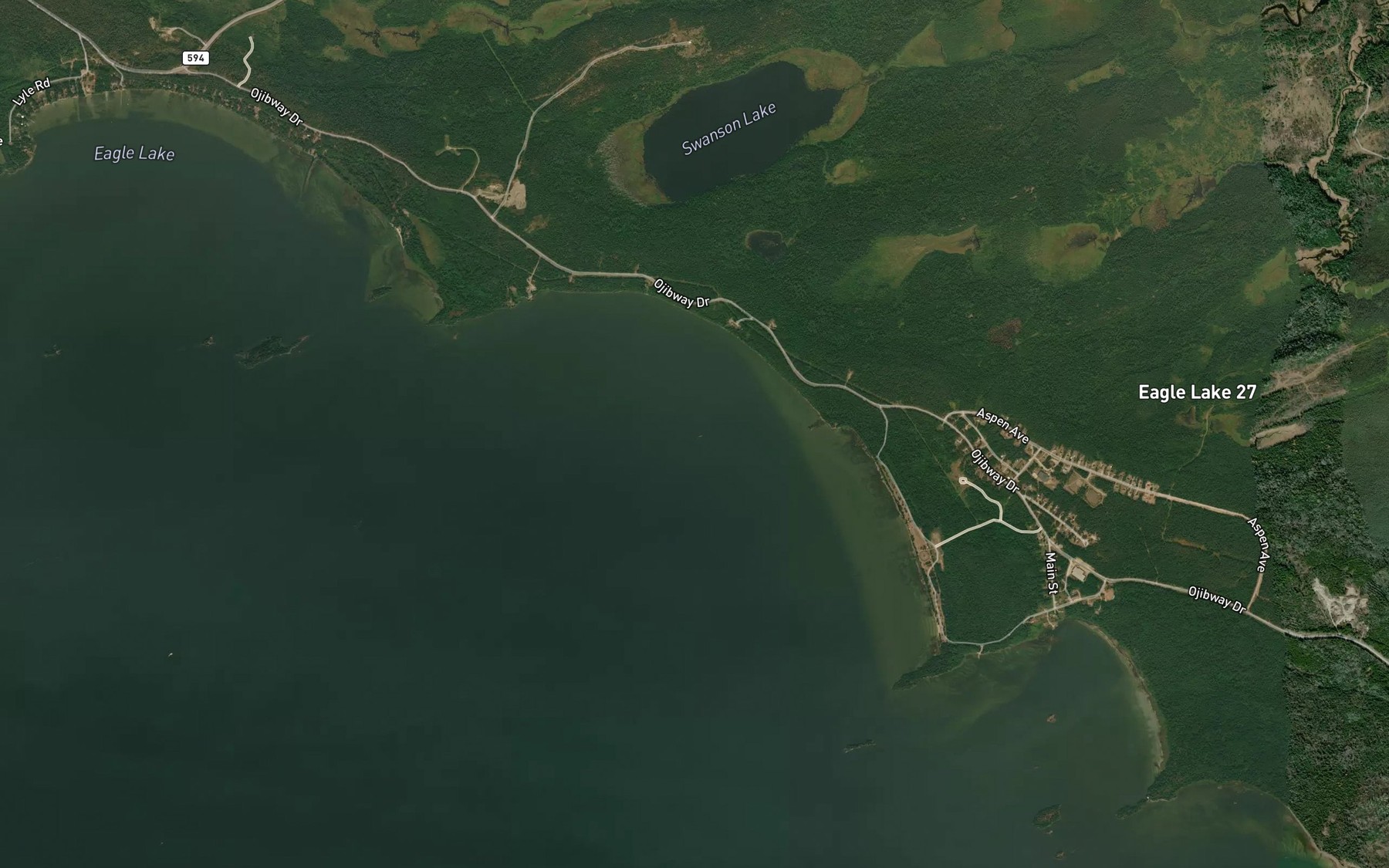 Satellite map of the Skye's Reef
