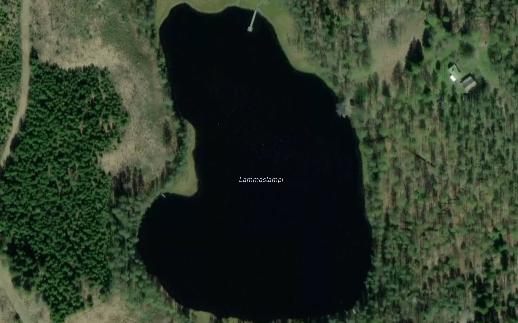 Satellite map of the Lammaslampi