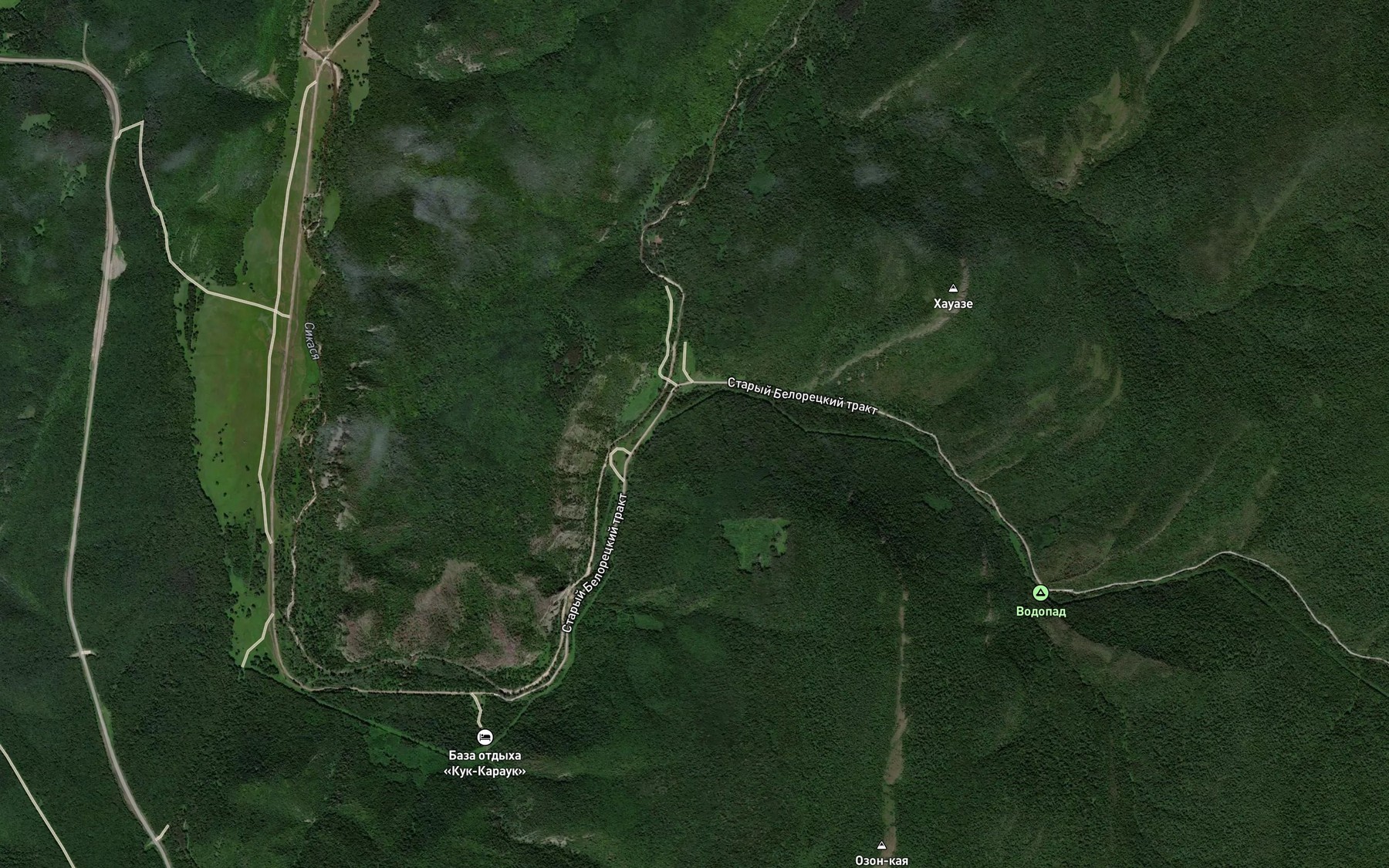 Satellite map of the Kukrauk