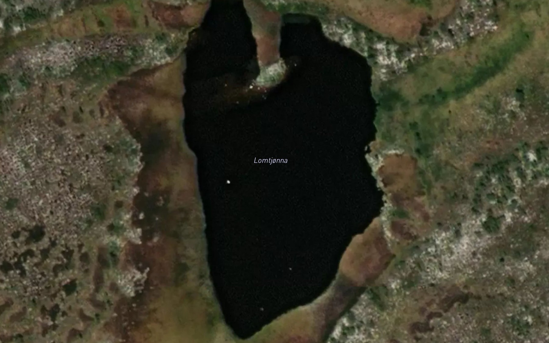 Satellite map of the Lomtjorna