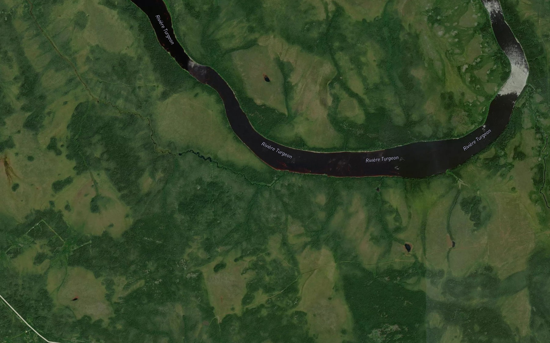 Satellite map of the Ruisseau Kawisabikidewag