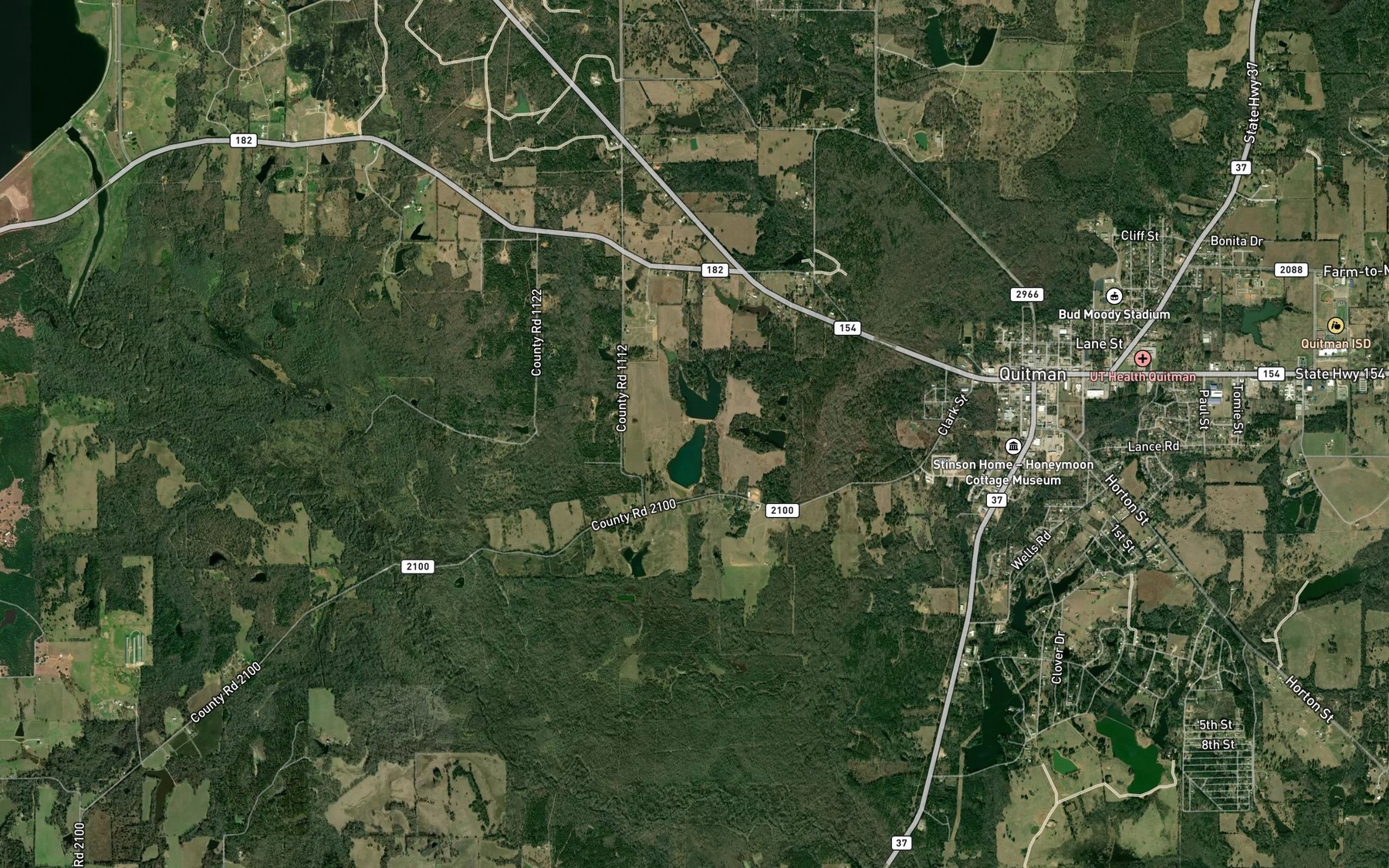 Satellite map of the Forkview Lake