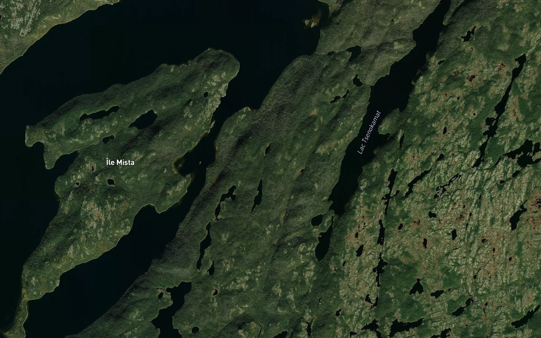 Satellite map of the Passe Kahipeuiaht