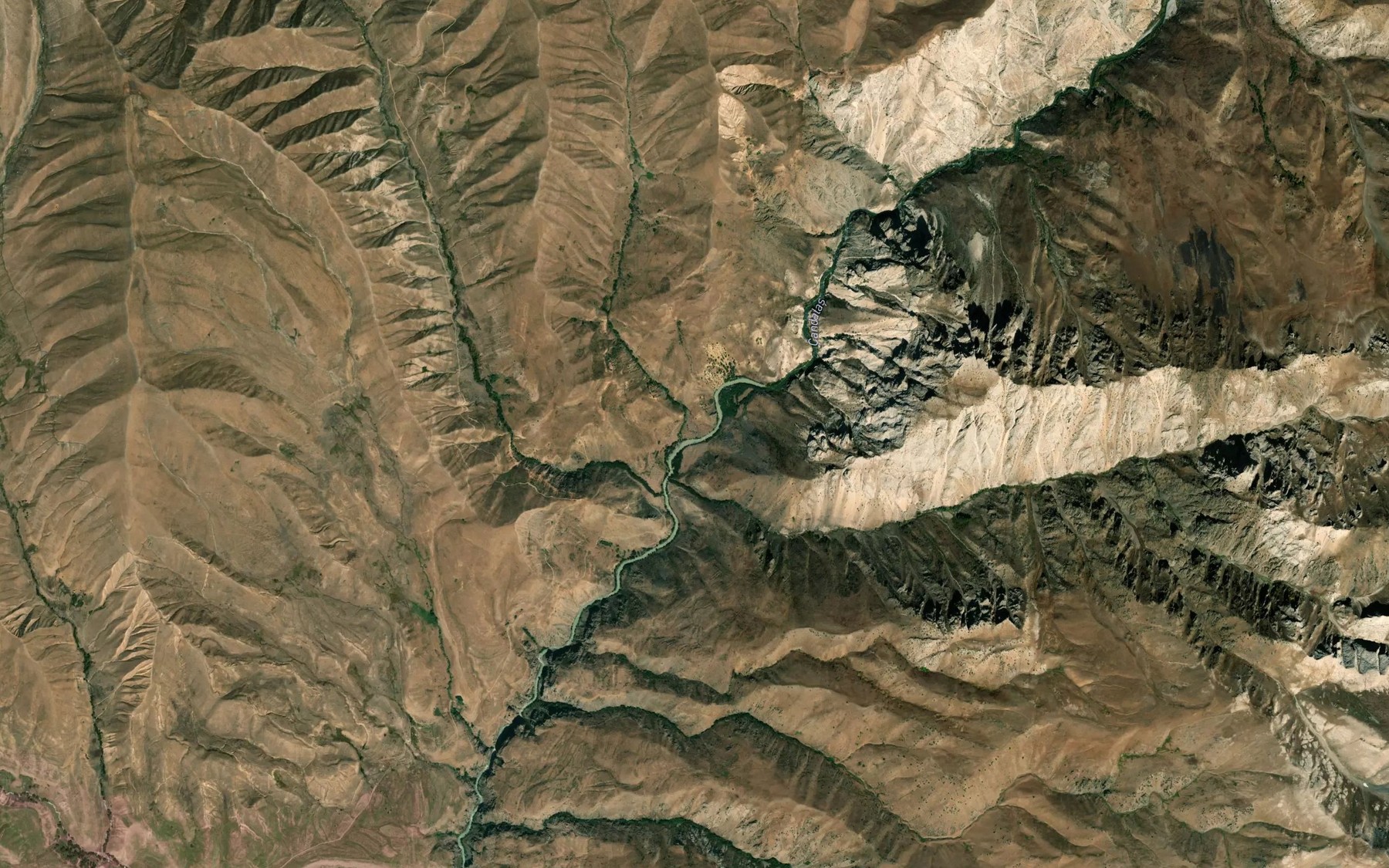 Satellite map of the Chukur-Suu
