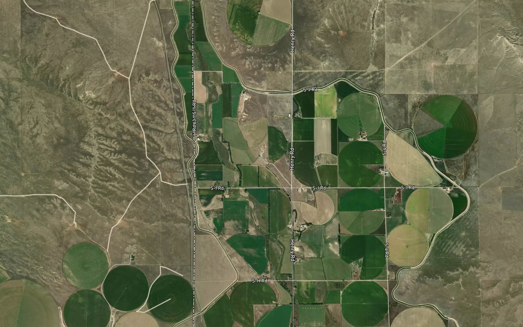 Satellite map of the Lateral Number 4