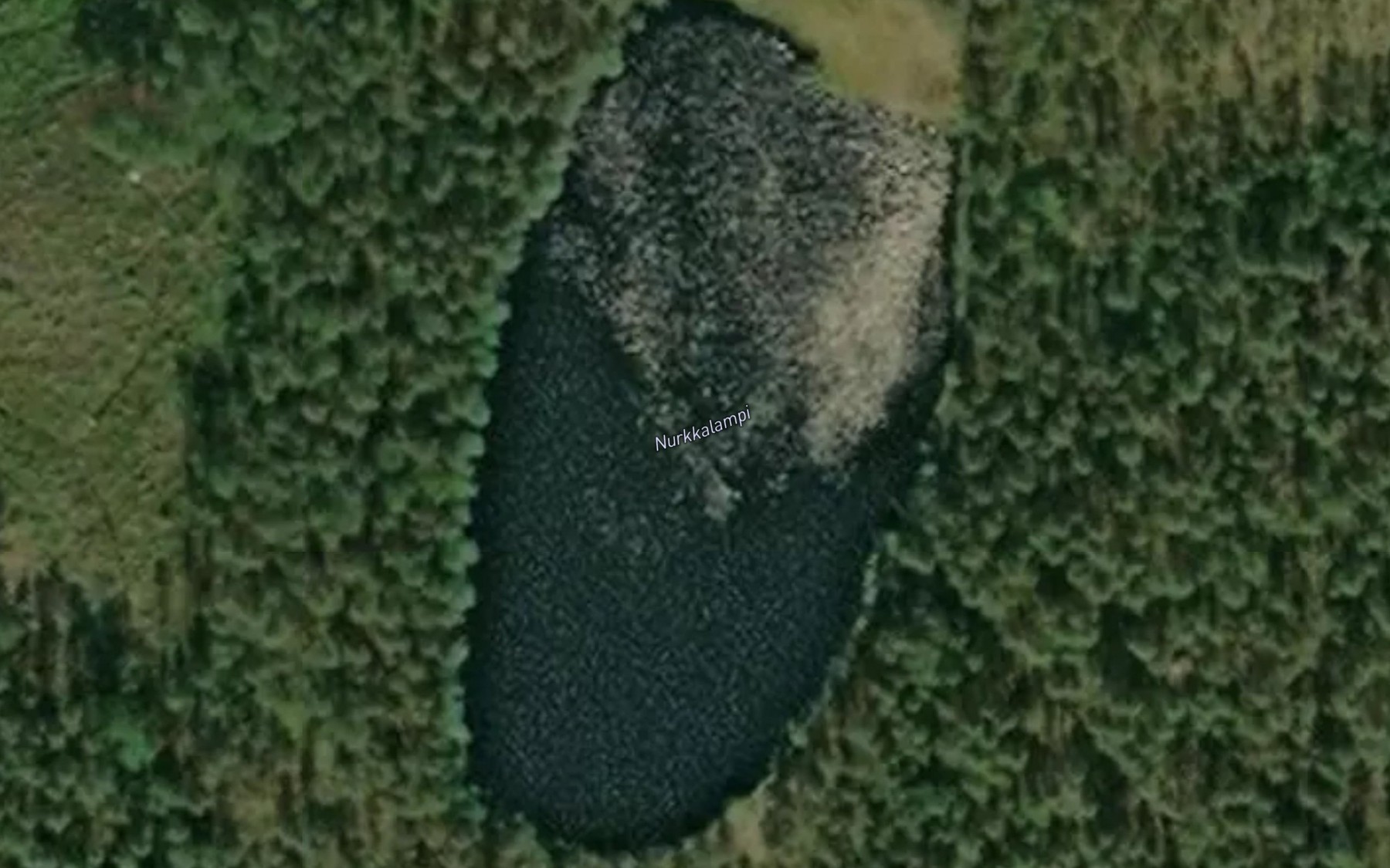 Satellite map of the Nurkkalampi
