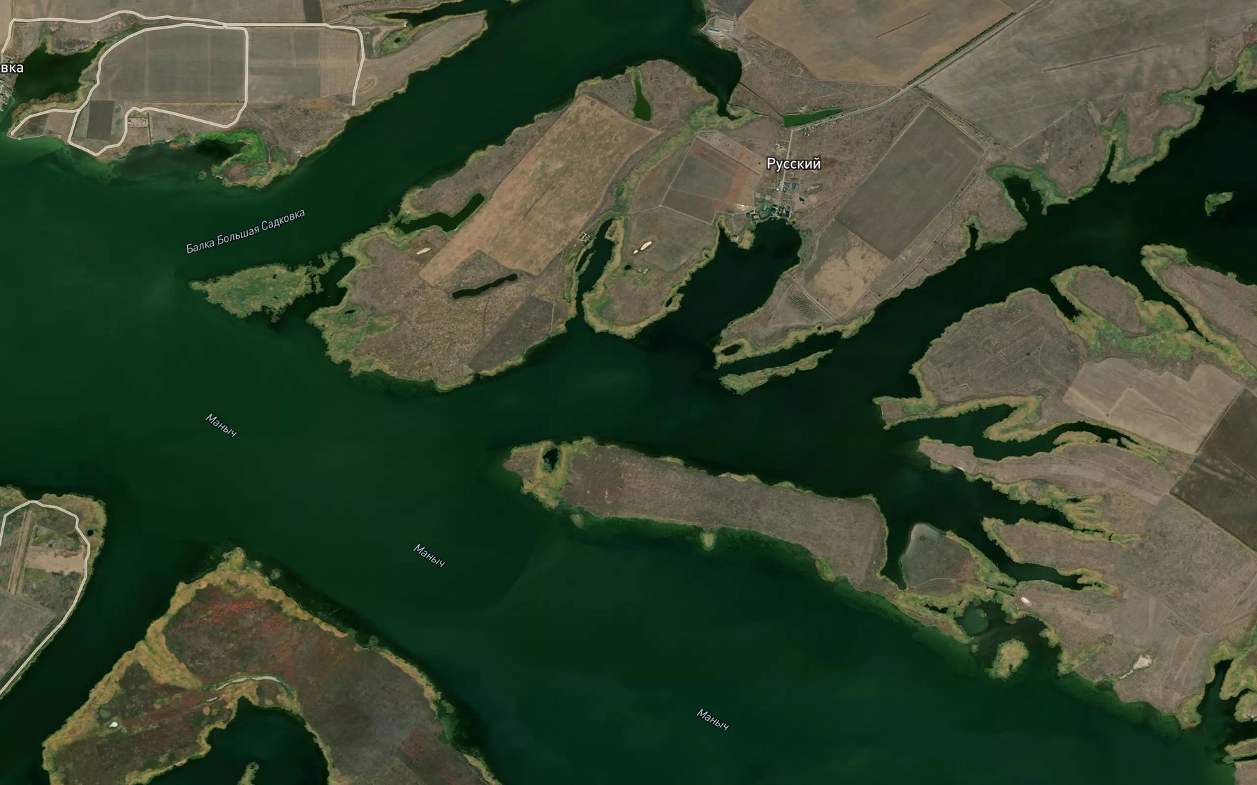 Satellite map of the Zaliv Balka Malaya Sadkovka