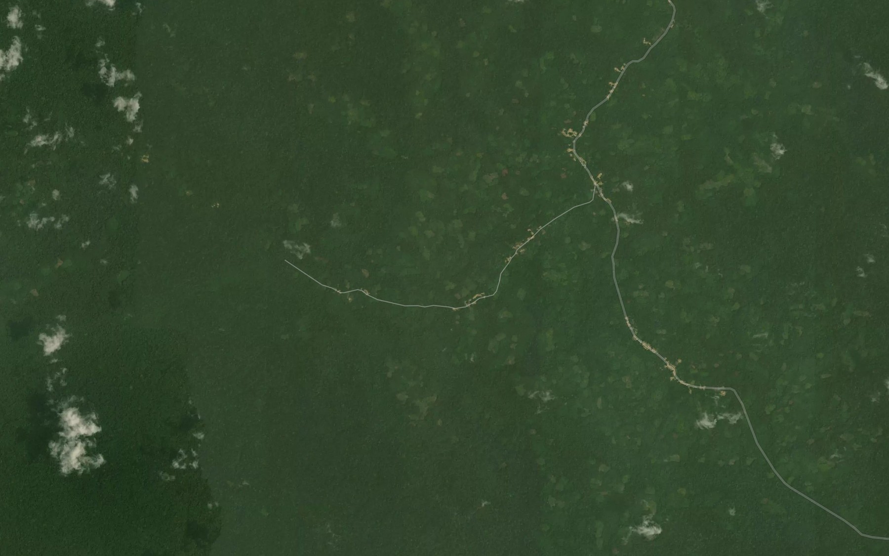 Satellite map of the Olukala