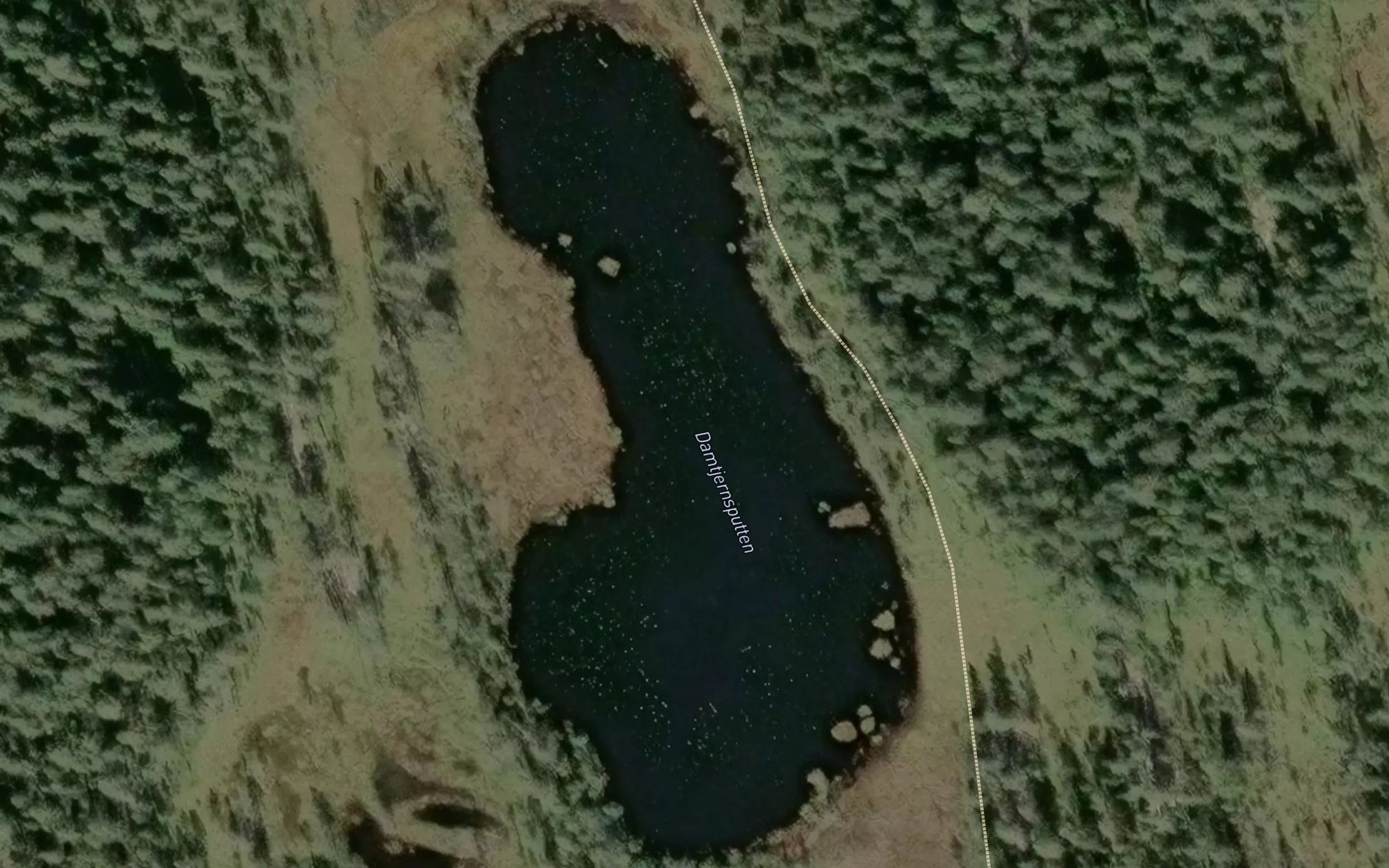 Satellite map of the Damtjernsputten