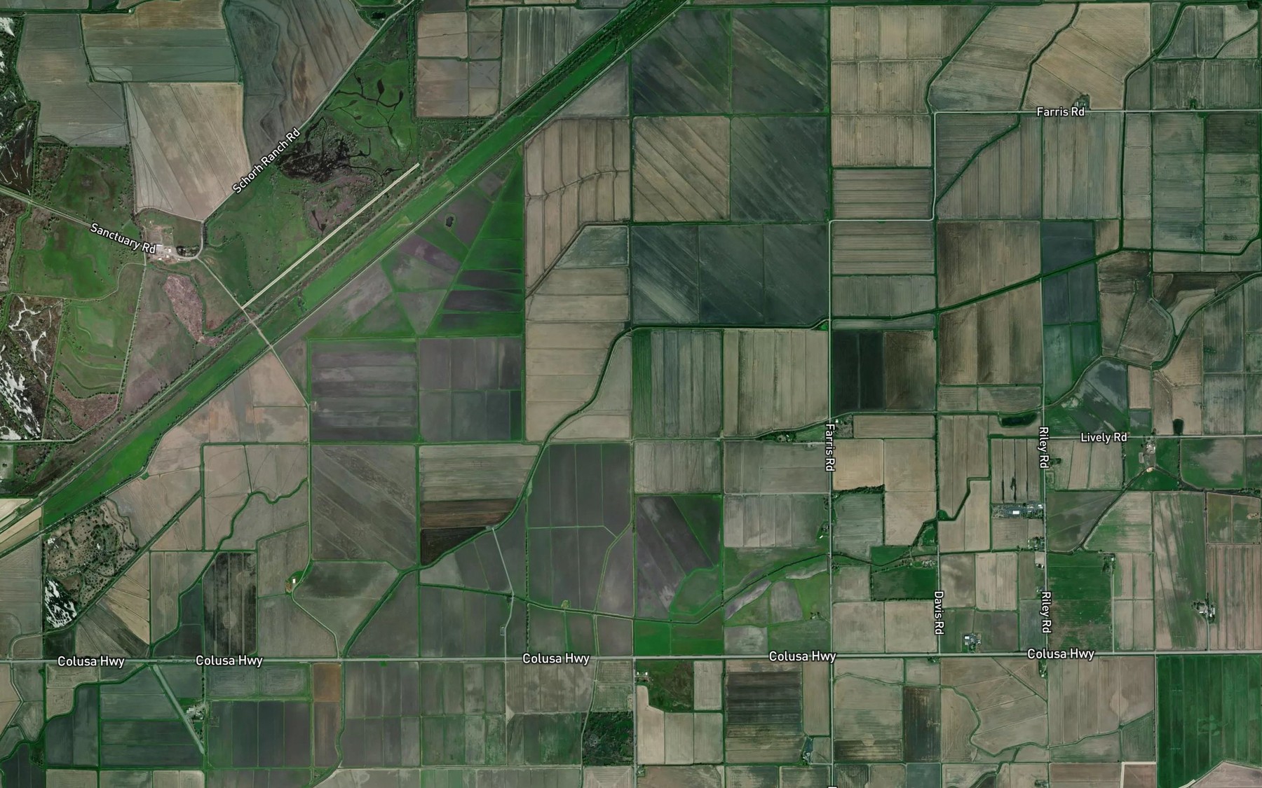 Satellite map of the Schwind Lateral