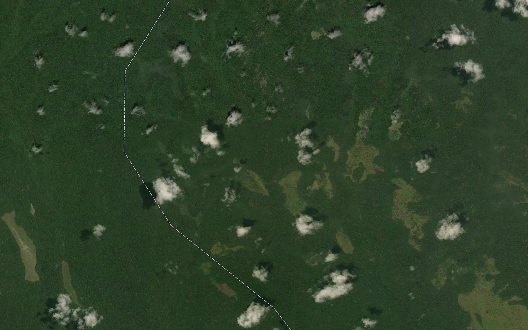 Satellite map of the Ifoufoulou