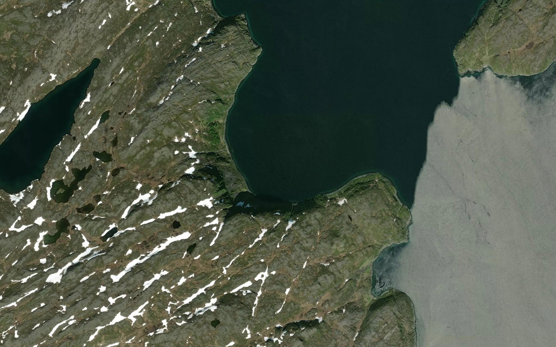 Satellite map of the Storbukta
