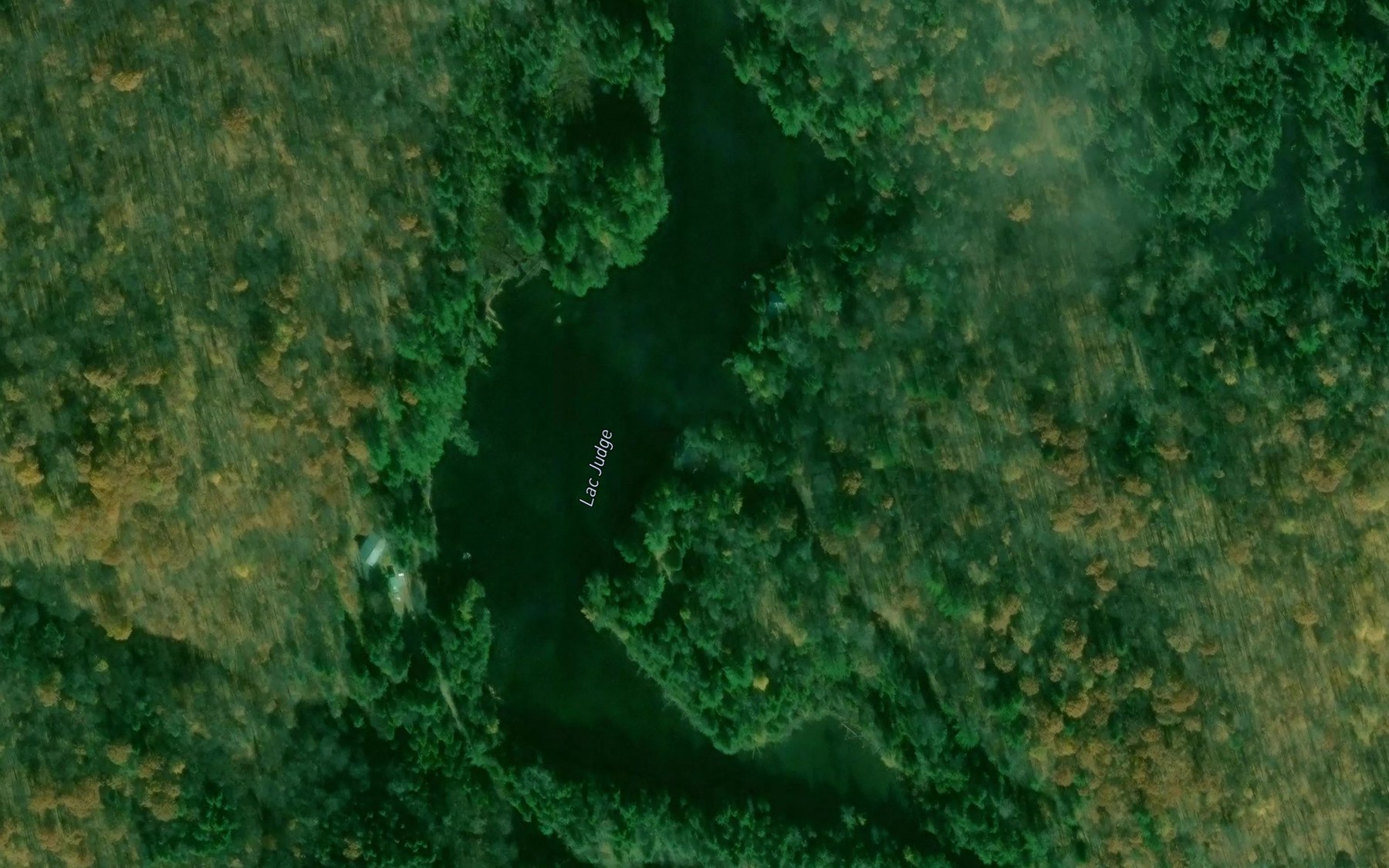 Satellite map of the Lac Judge