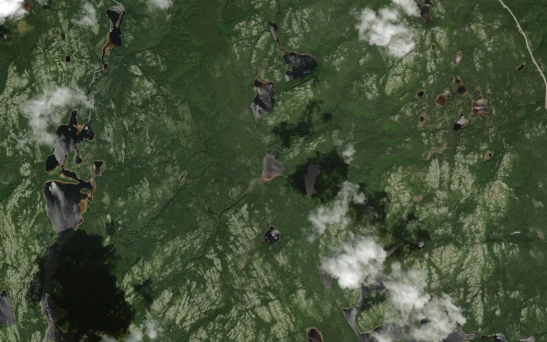 Satellite map of the Lac de l'Arabesque