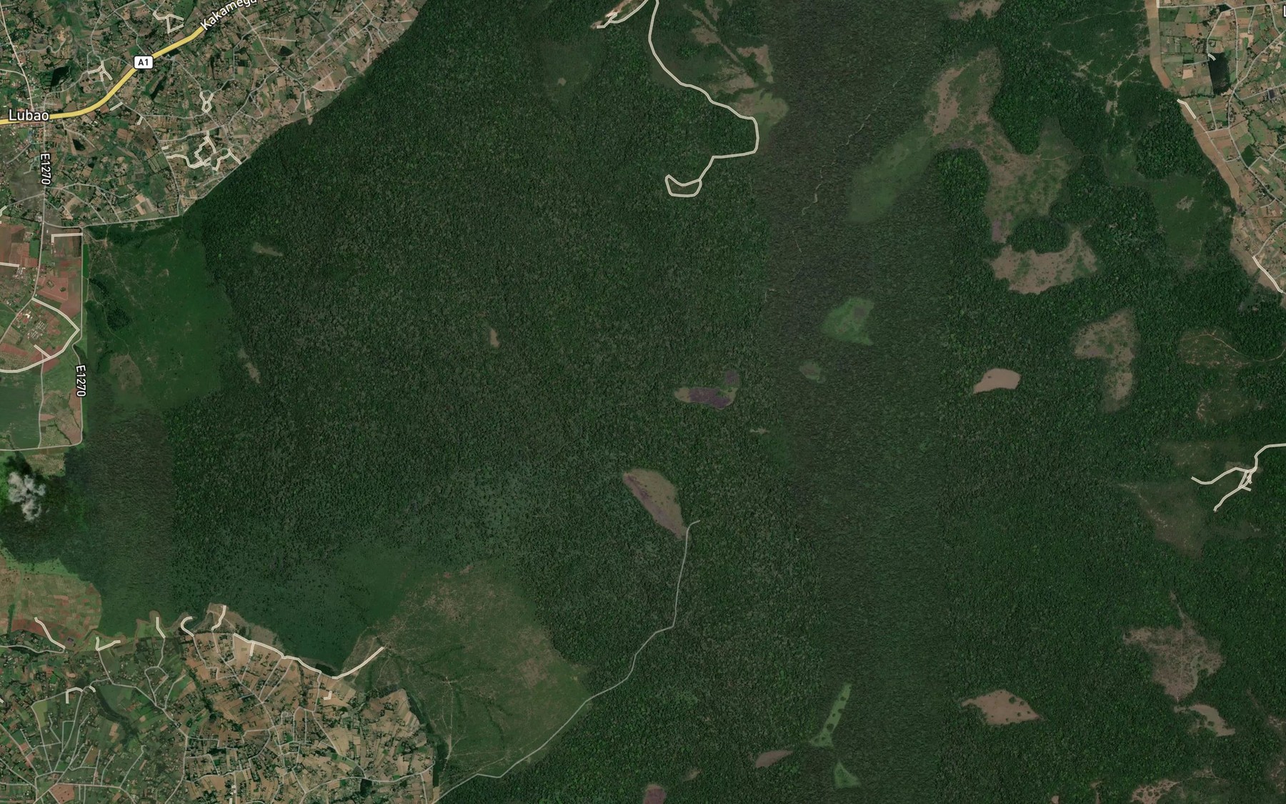 Satellite map of the Kidiu
