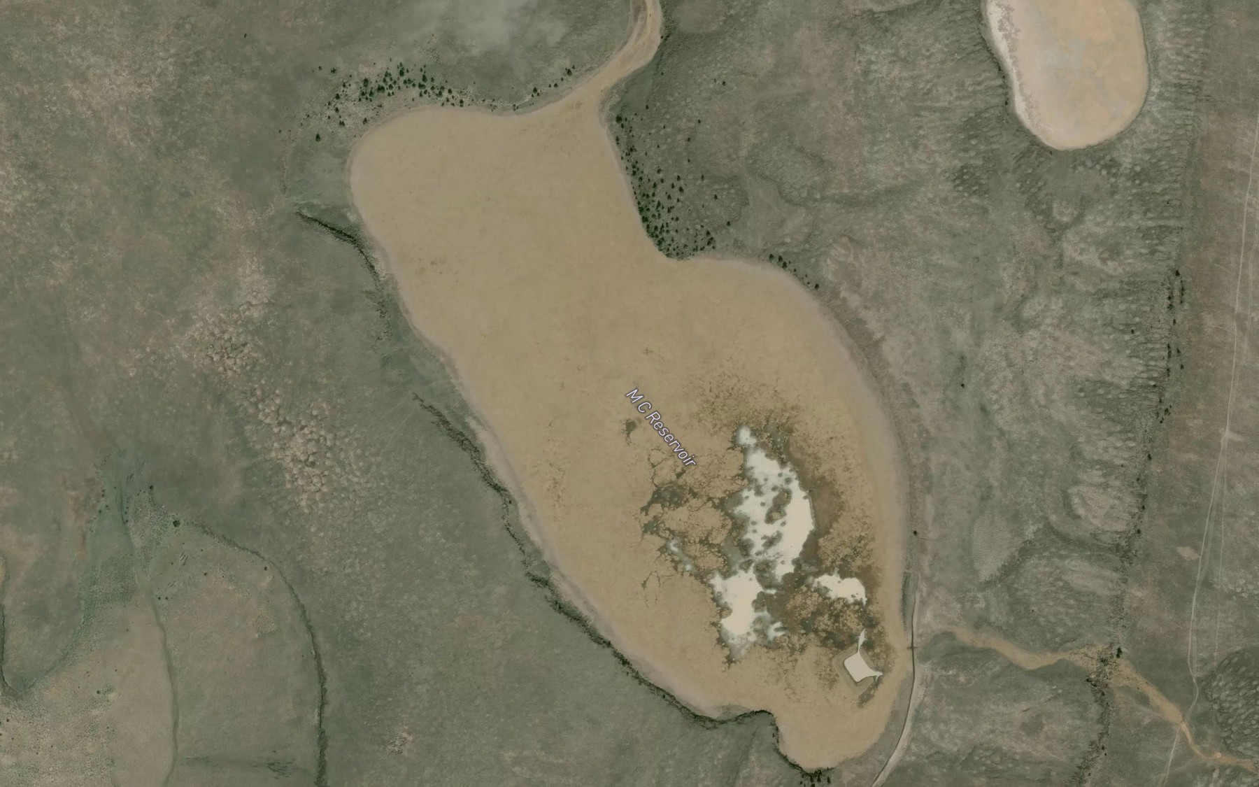 Satellite map of the M C Reservoir