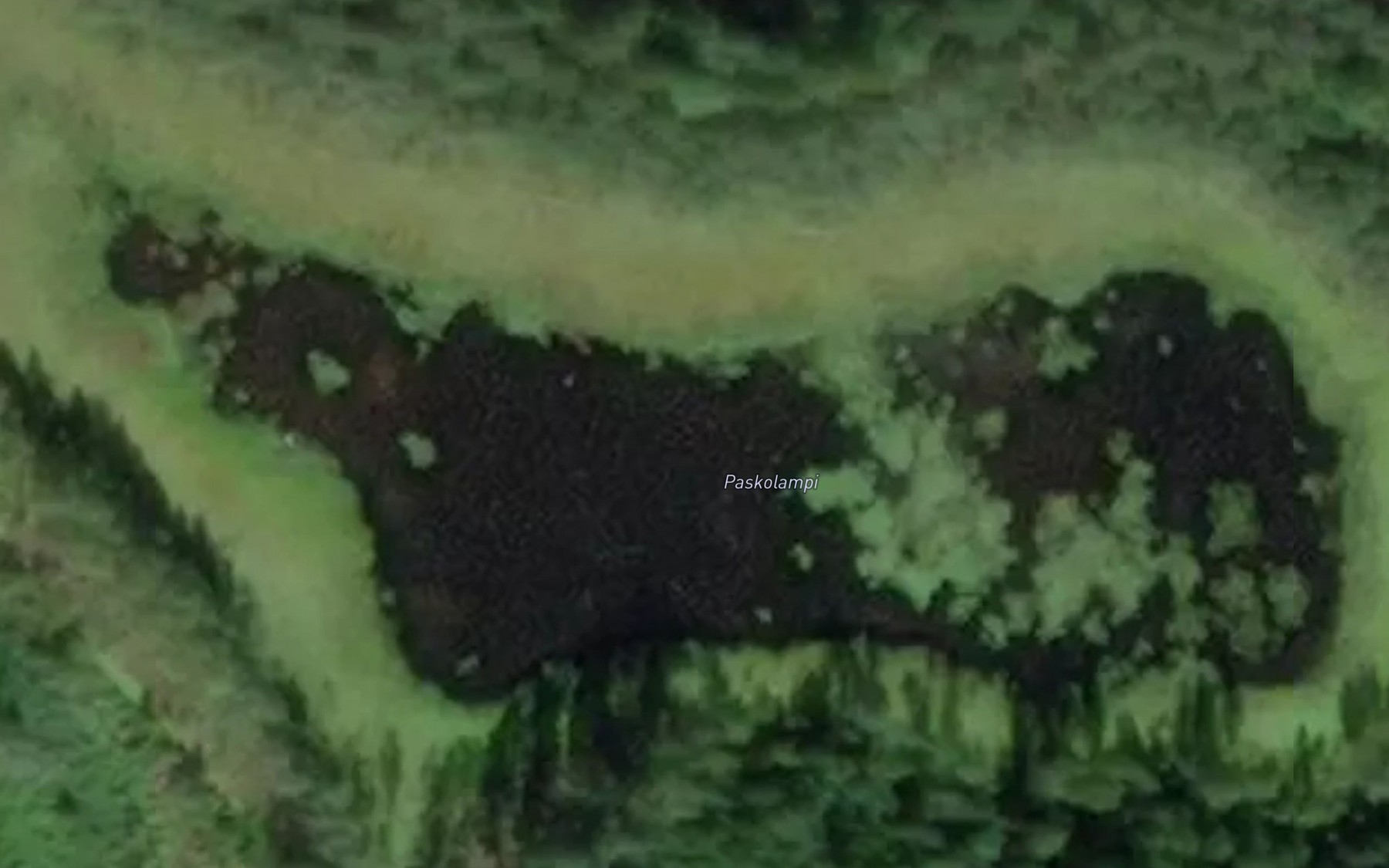 Satellite map of the Paskolampi