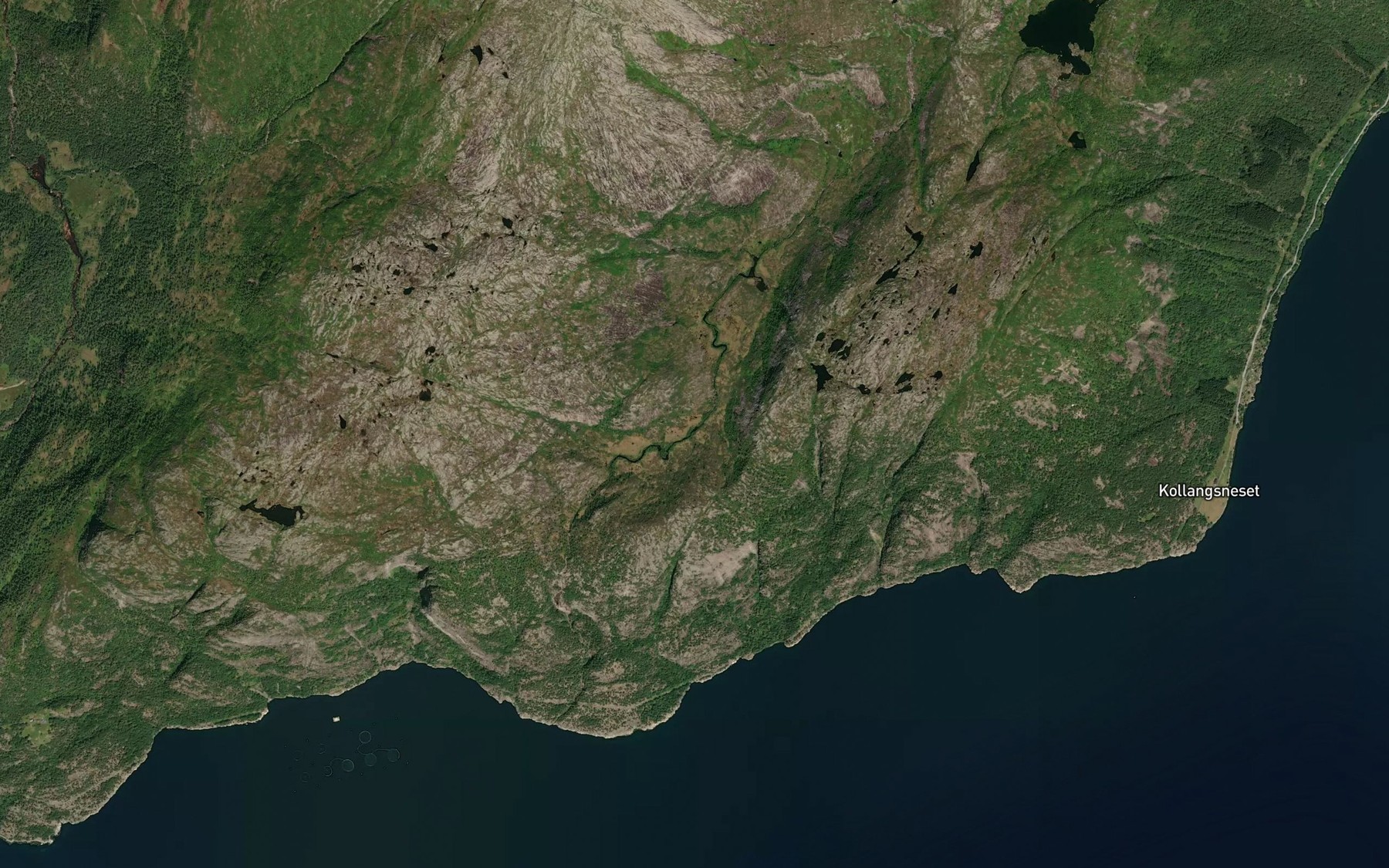 Satellite map of the Eitra
