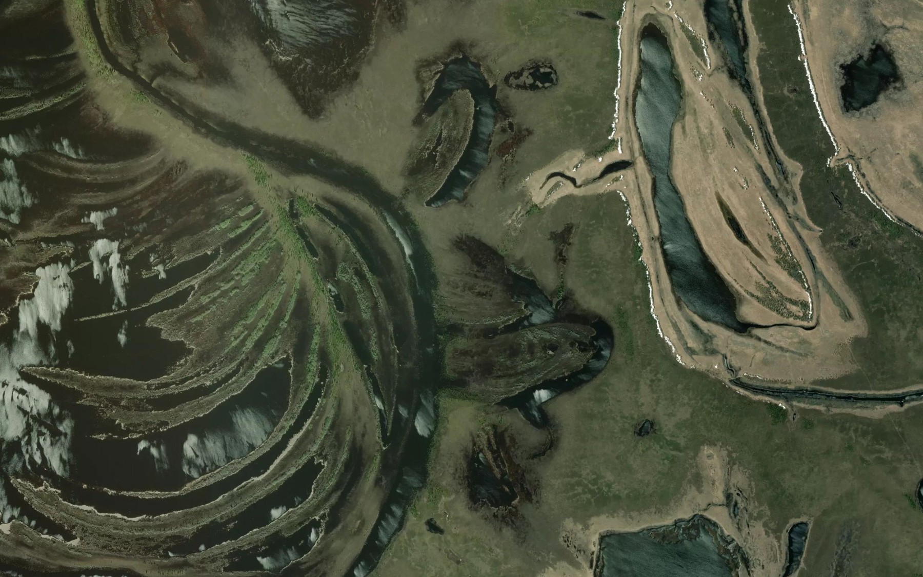 Satellite map of the Tom Cook Slough