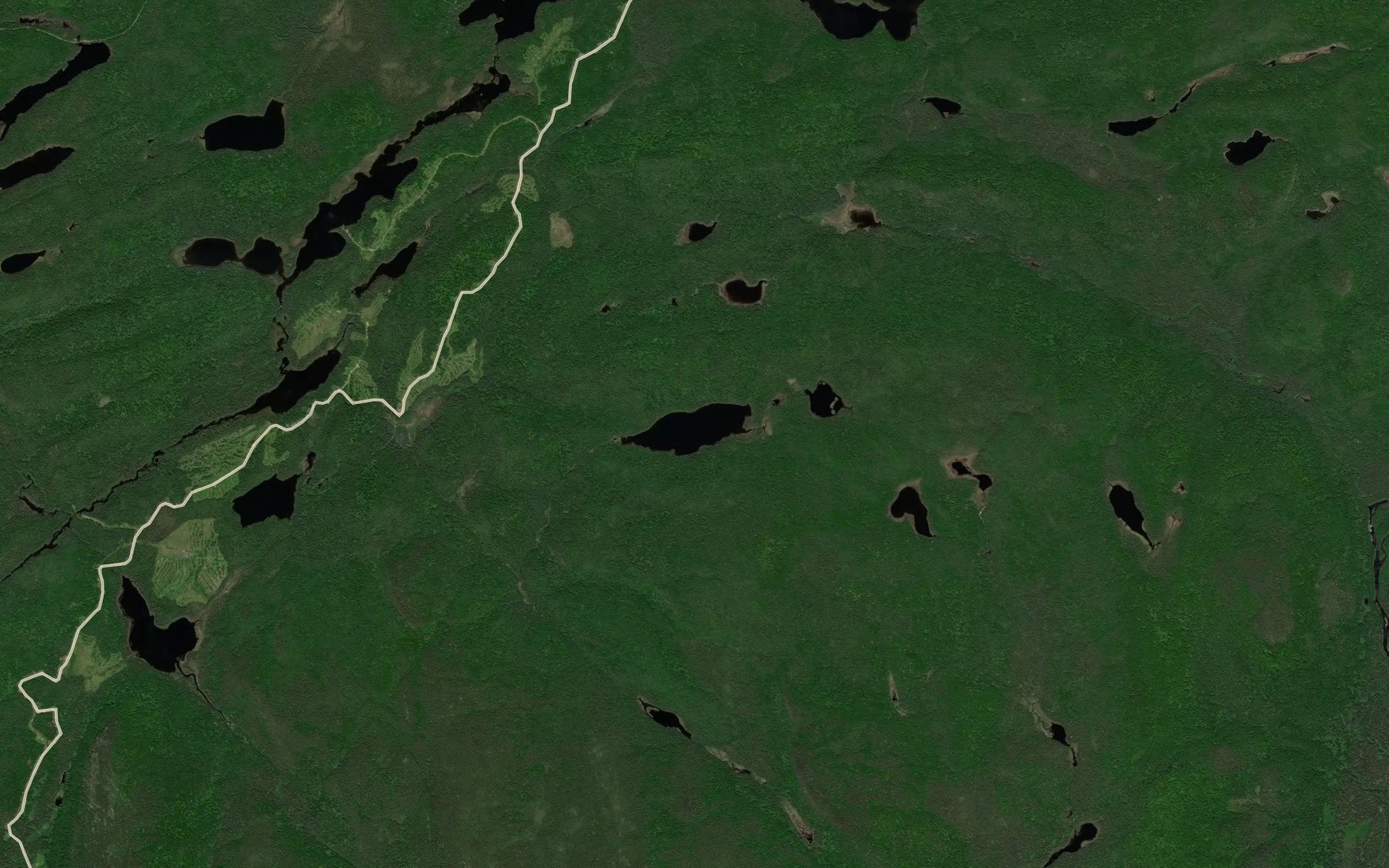 Satellite map of the Lac des Souris