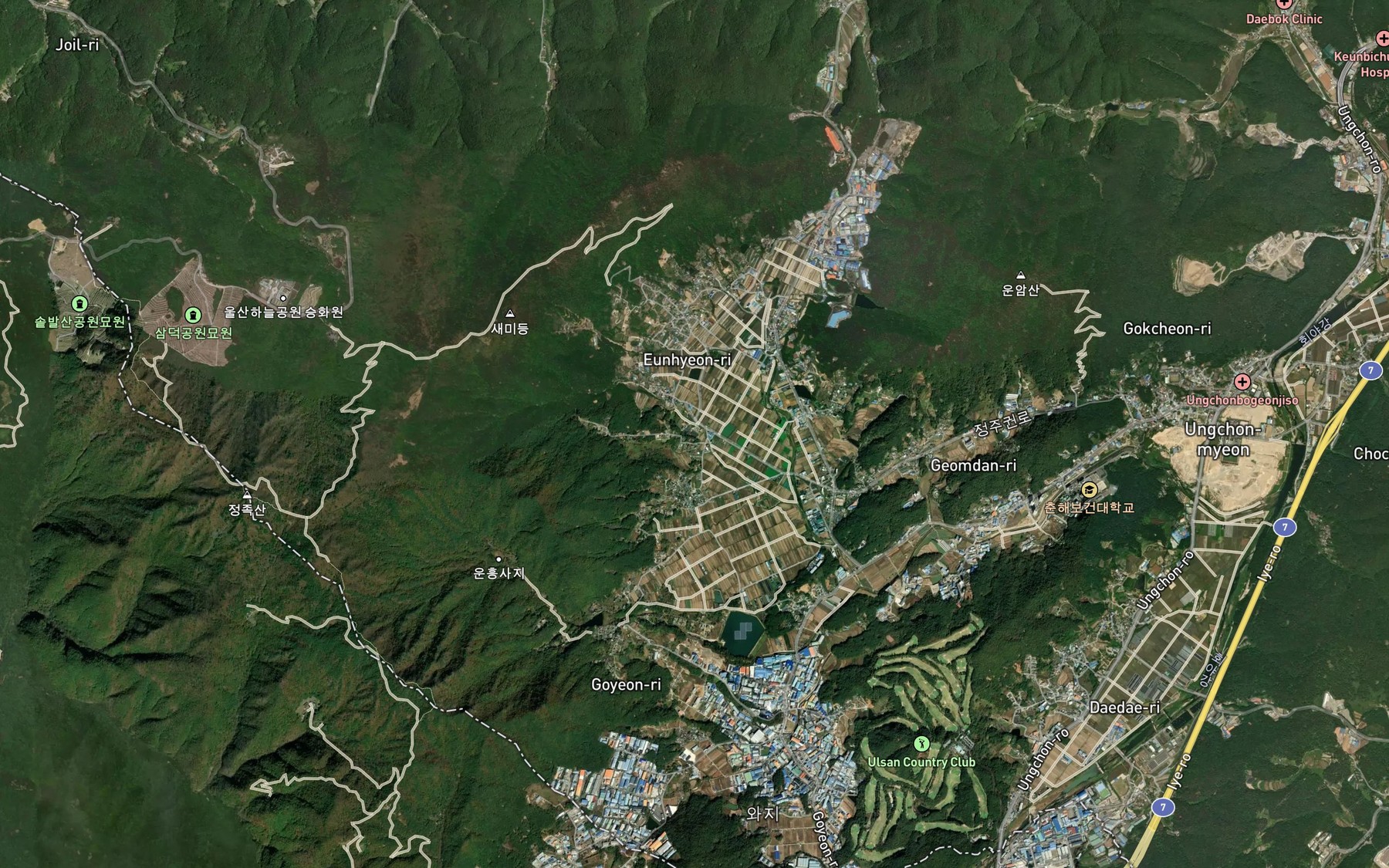 Satellite map of the Subanmot