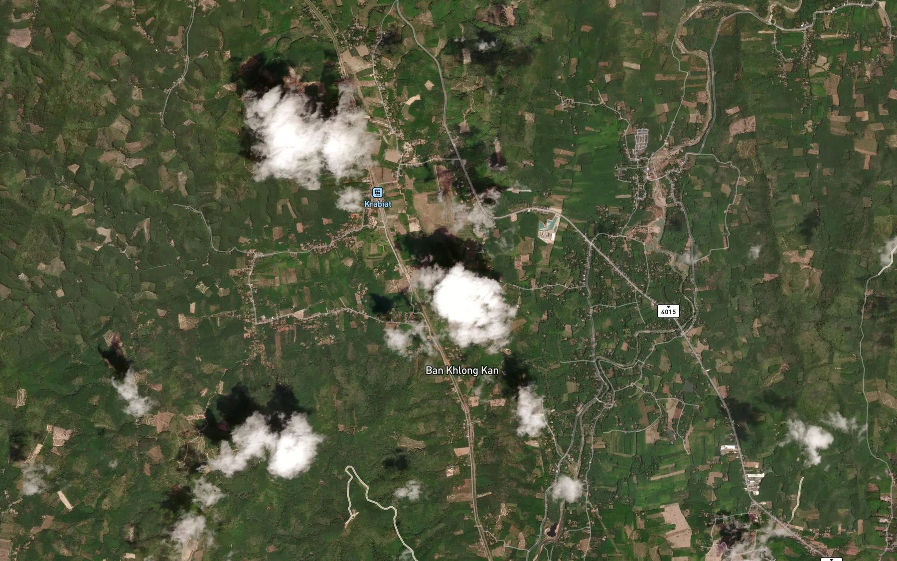 Satellite map of the Khlong Kapiat