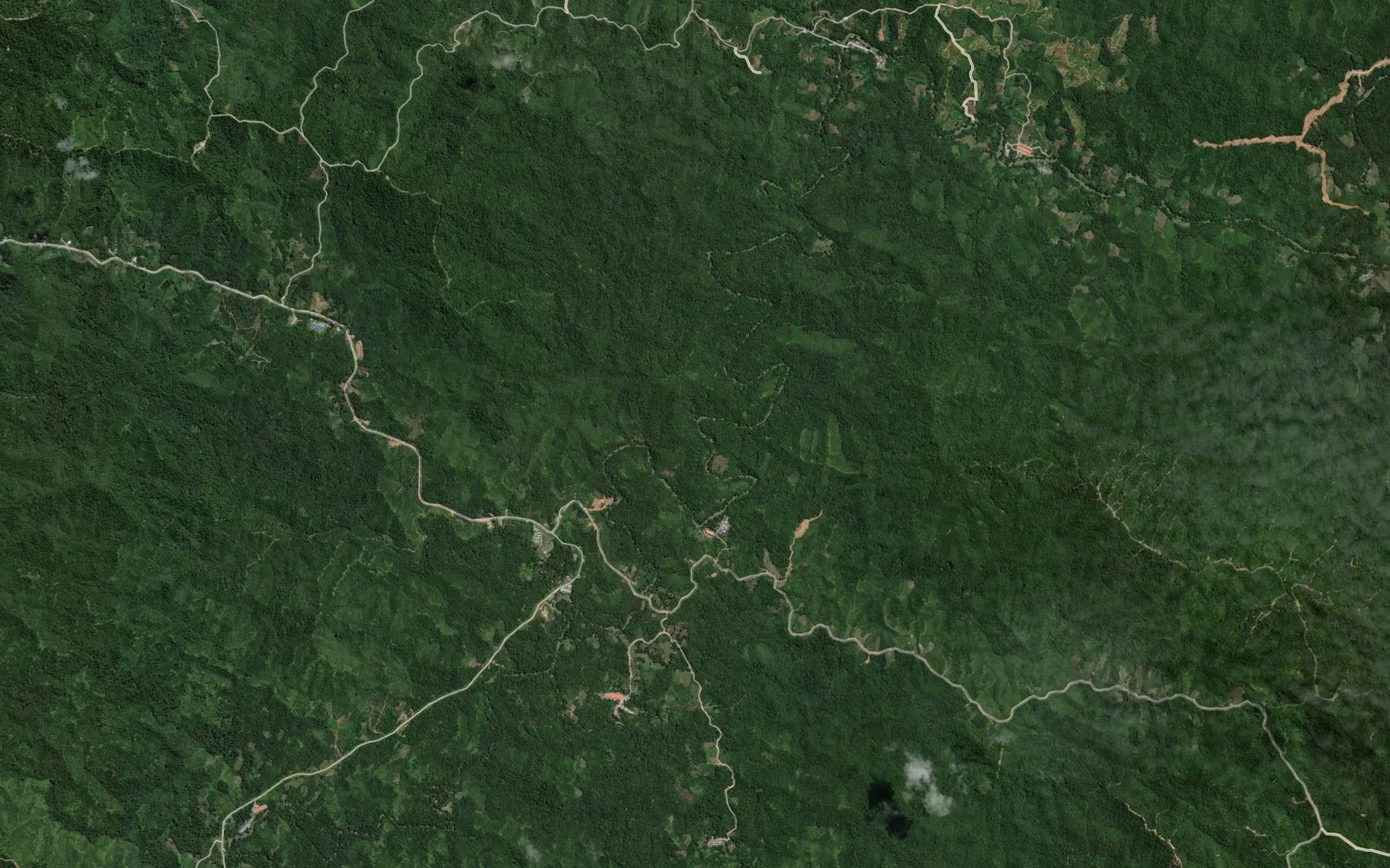 Satellite map of the Wong Bekakap