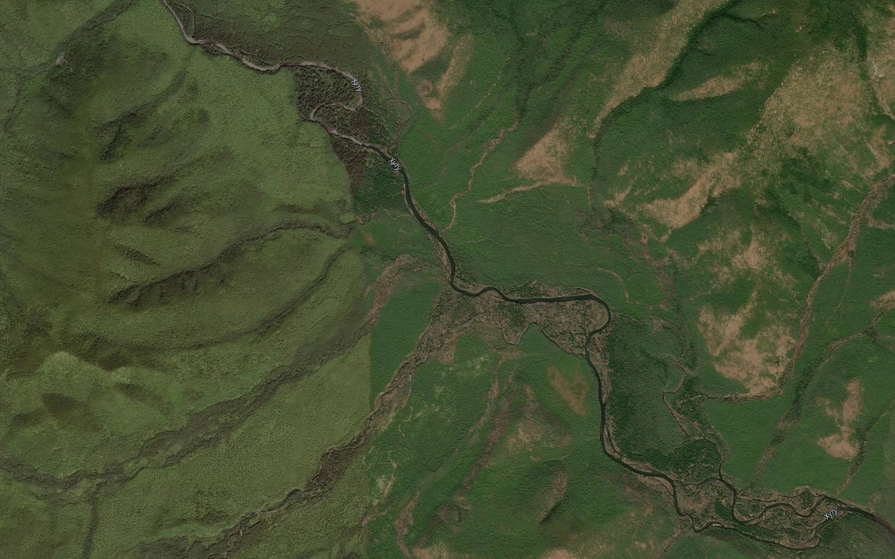 Satellite map of the Sogno
