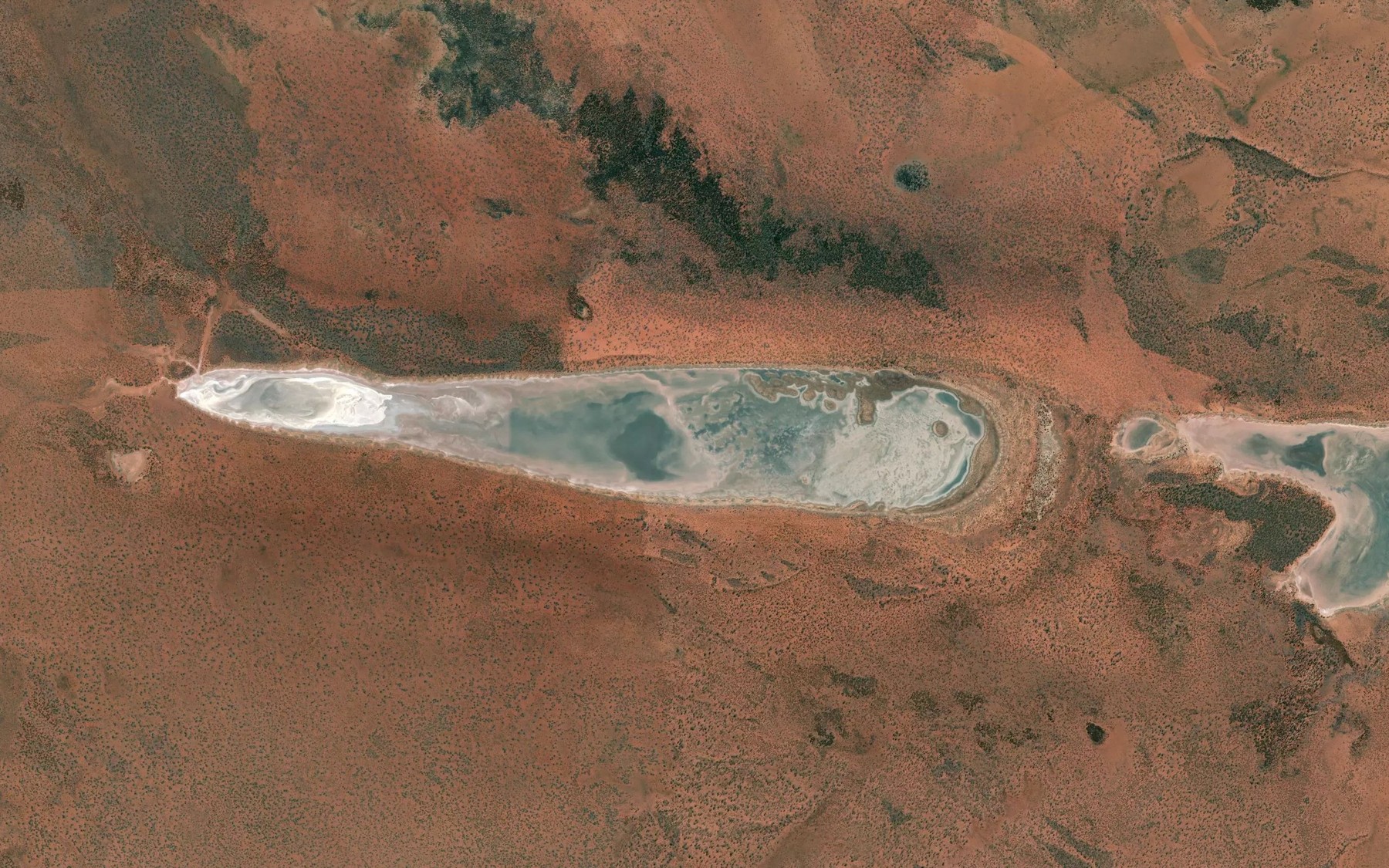 Satellite map of the Lake Mcinnes