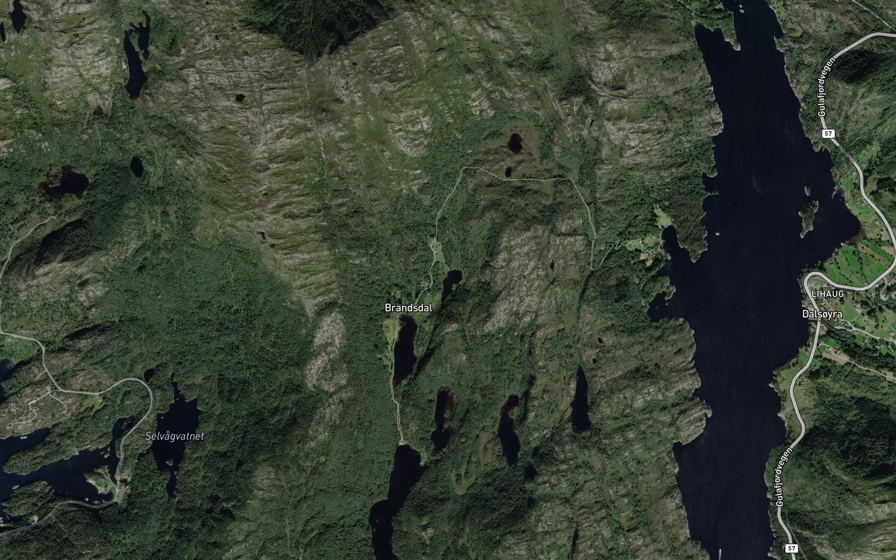 Satellite map of the Botjorna