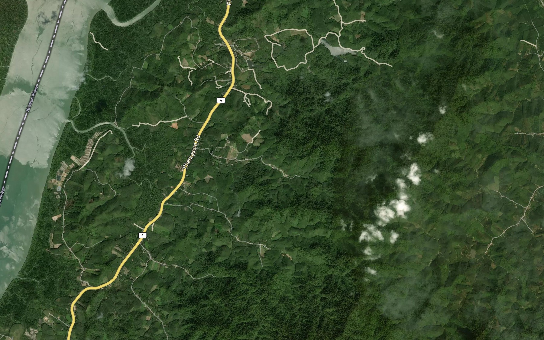 Satellite map of the Nong Khlong Thap Chak