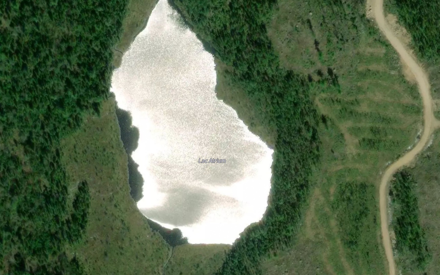 Satellite map of the Lac Atrium