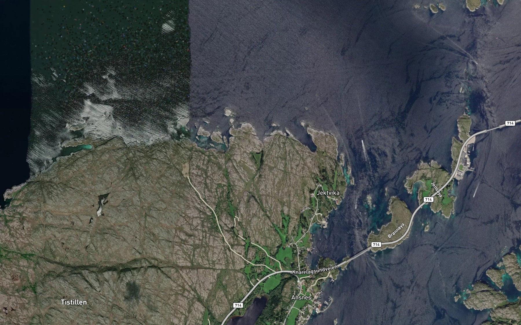 Satellite map of the Merradalsbekken
