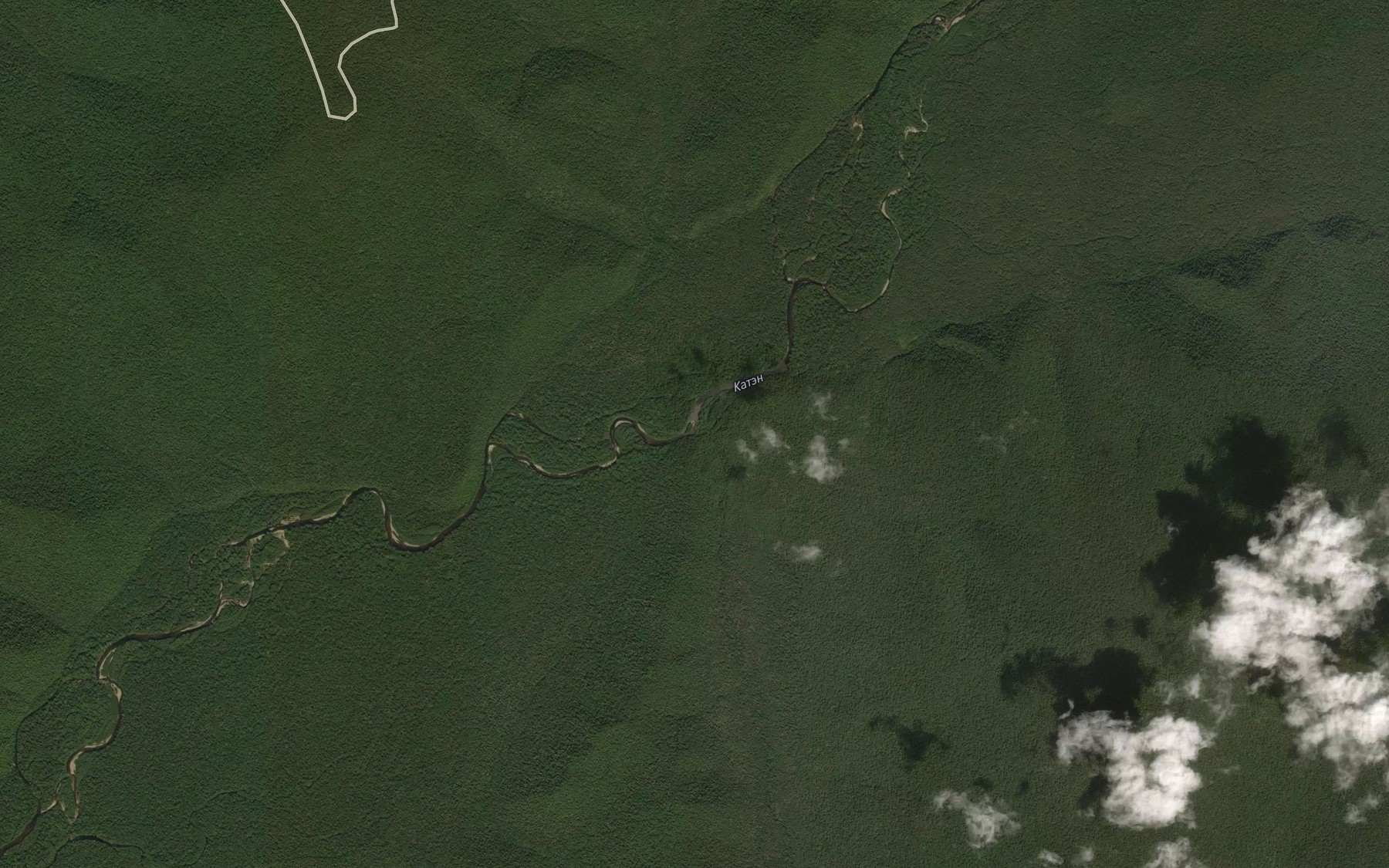 Satellite map of the Sanganga