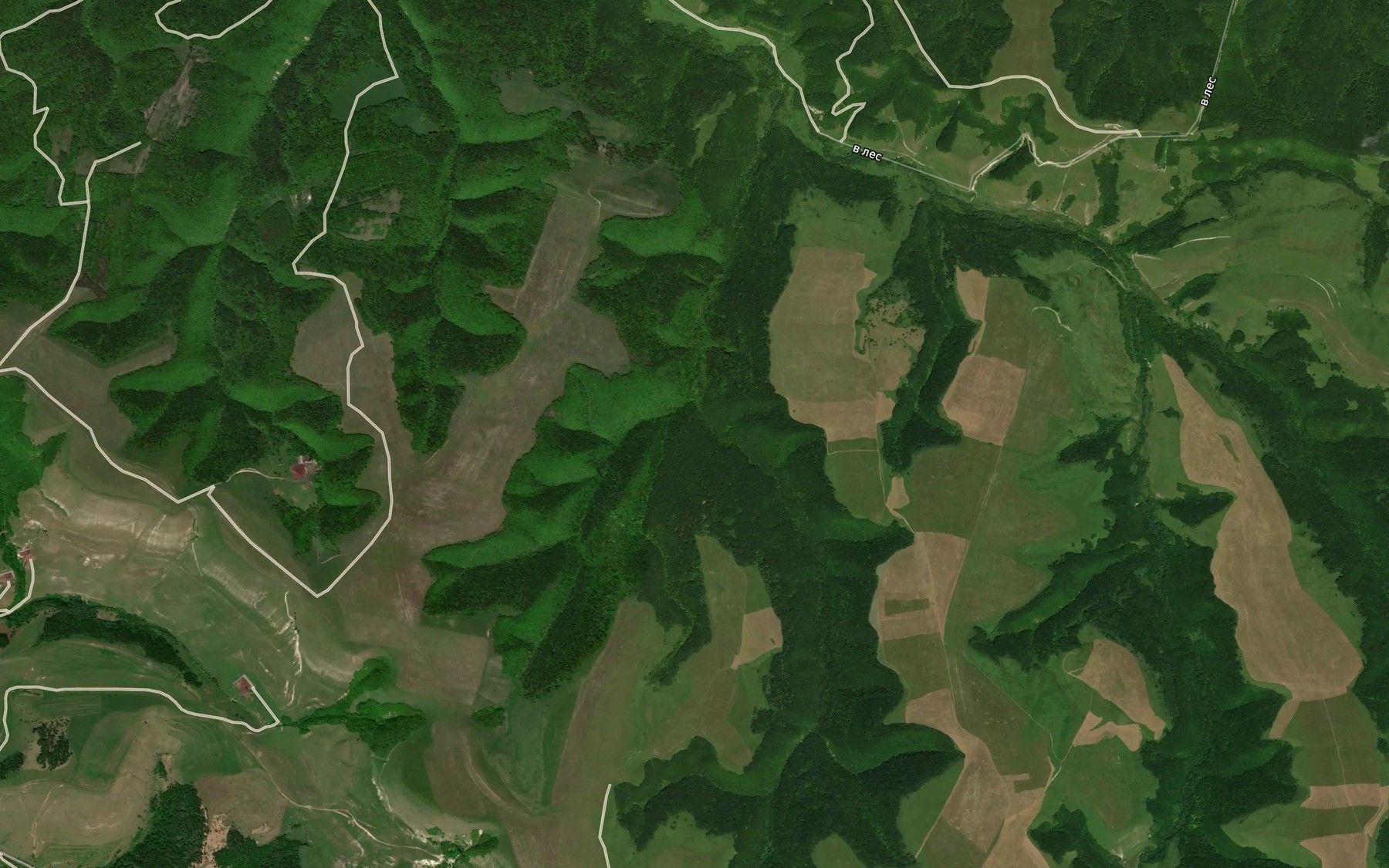 Satellite map of the Balka Podsvirovskaya