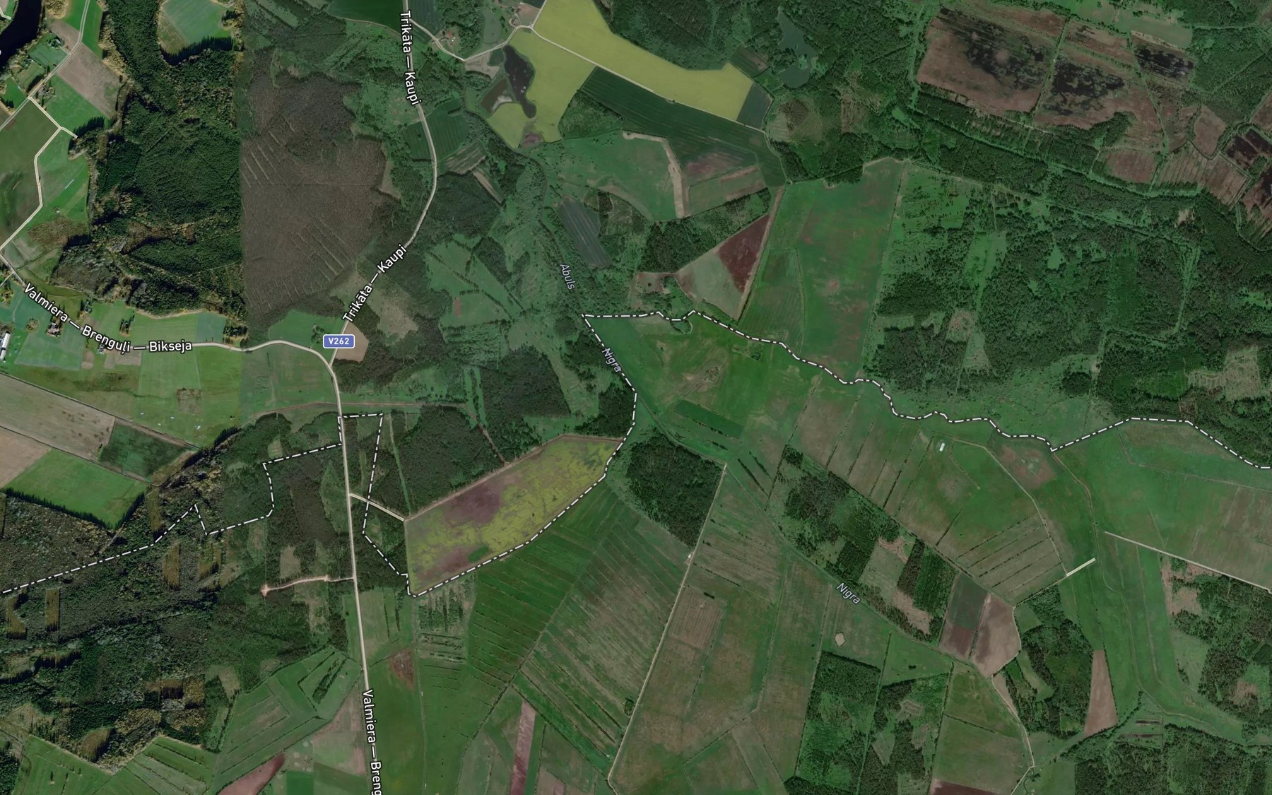 Satellite map of the Mutulite