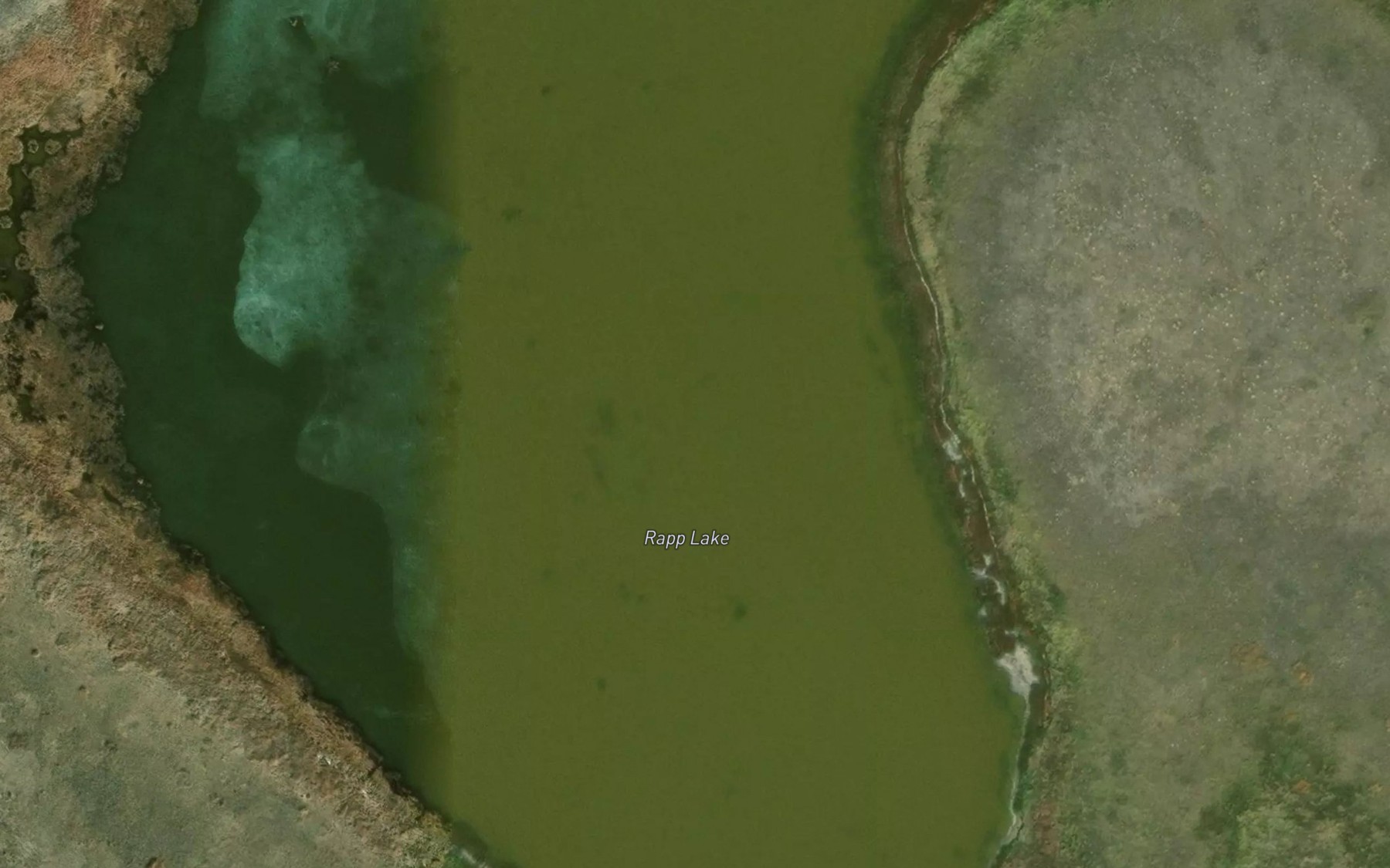 Satellite map of the Rapp Lake