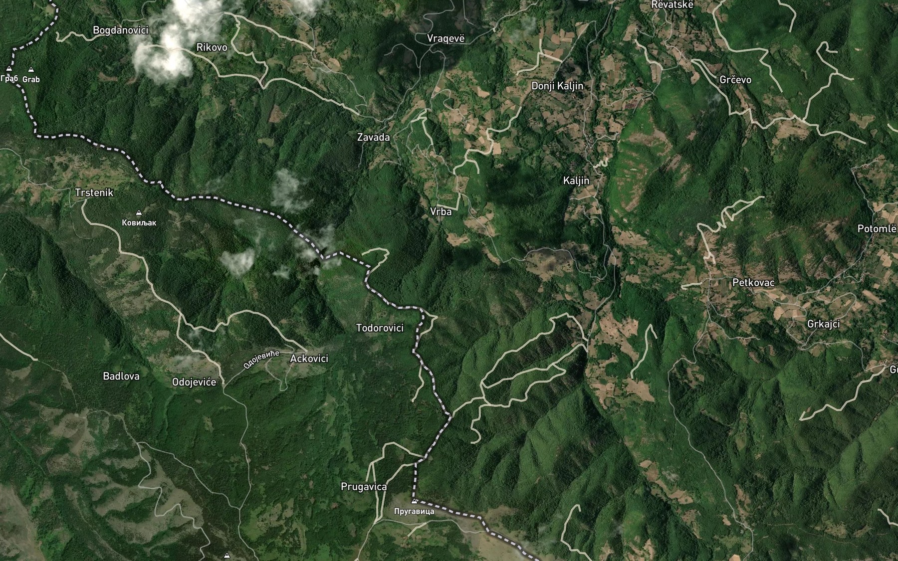 Satellite map of the Student