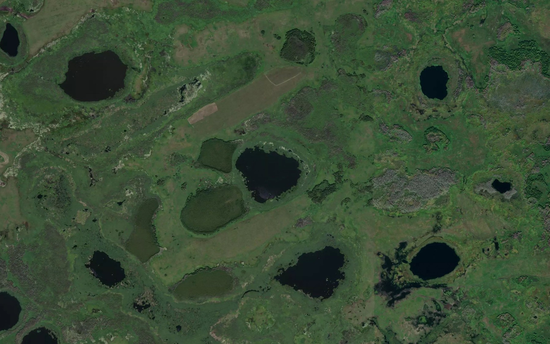 Satellite map of the Ozero Konovalovo