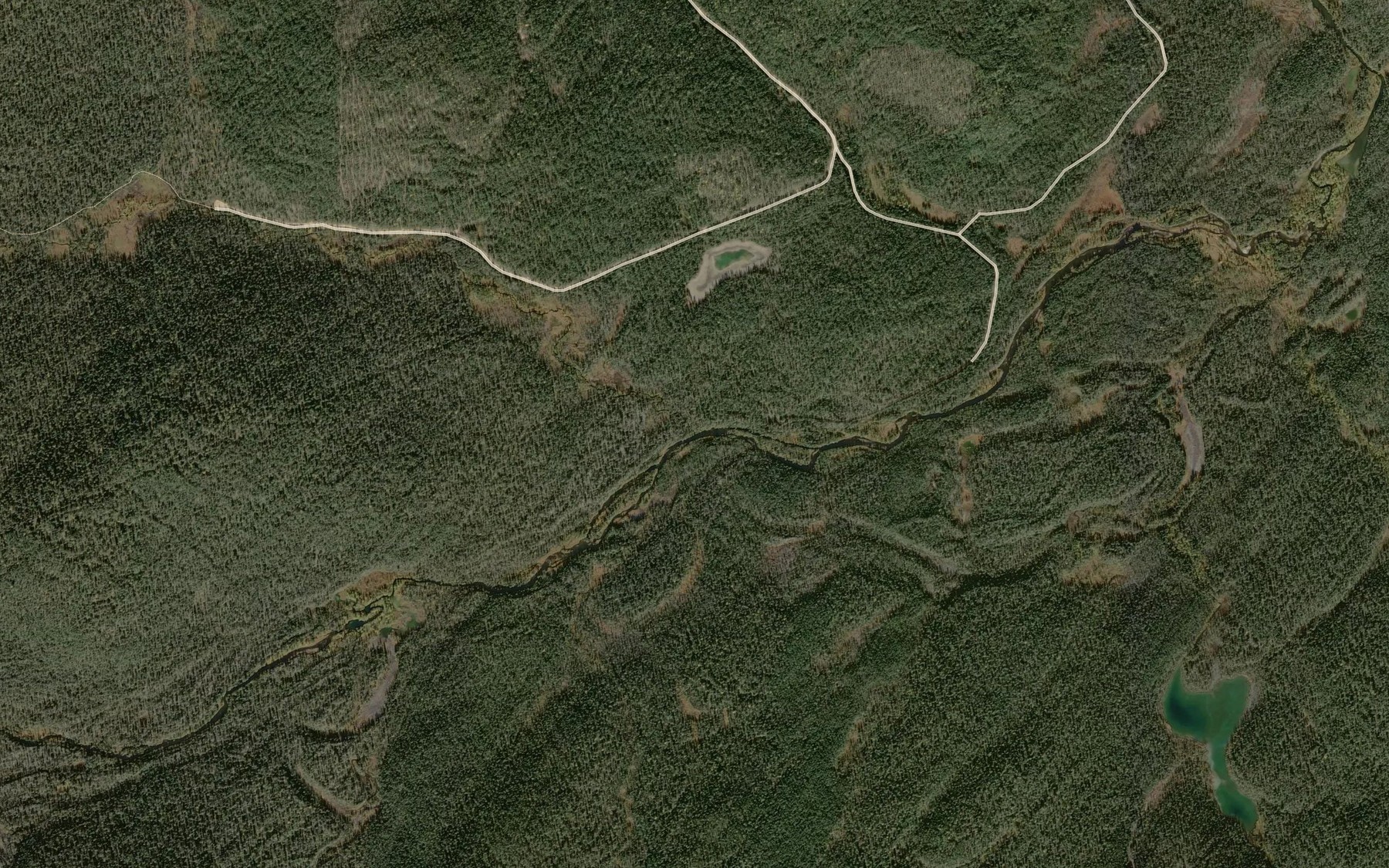 Satellite map of the Lassinoja