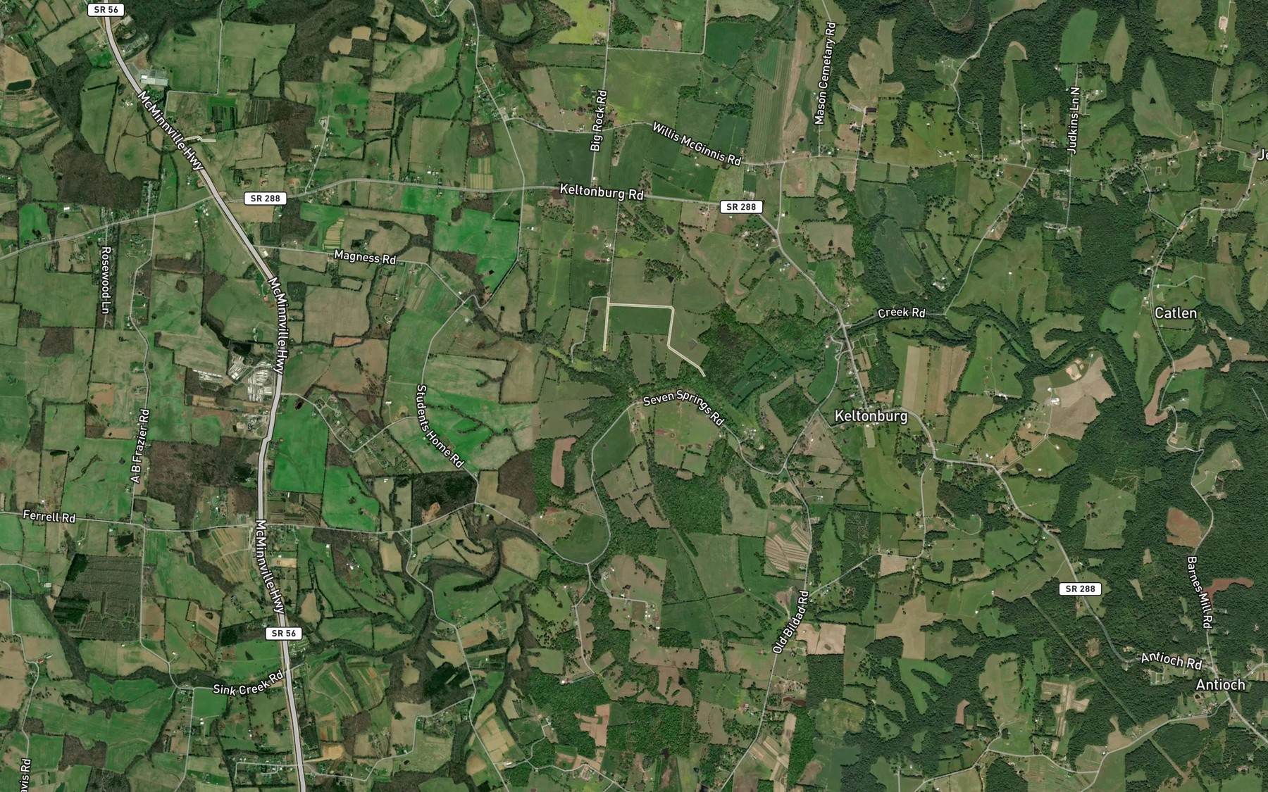 Satellite map of the Central Branch