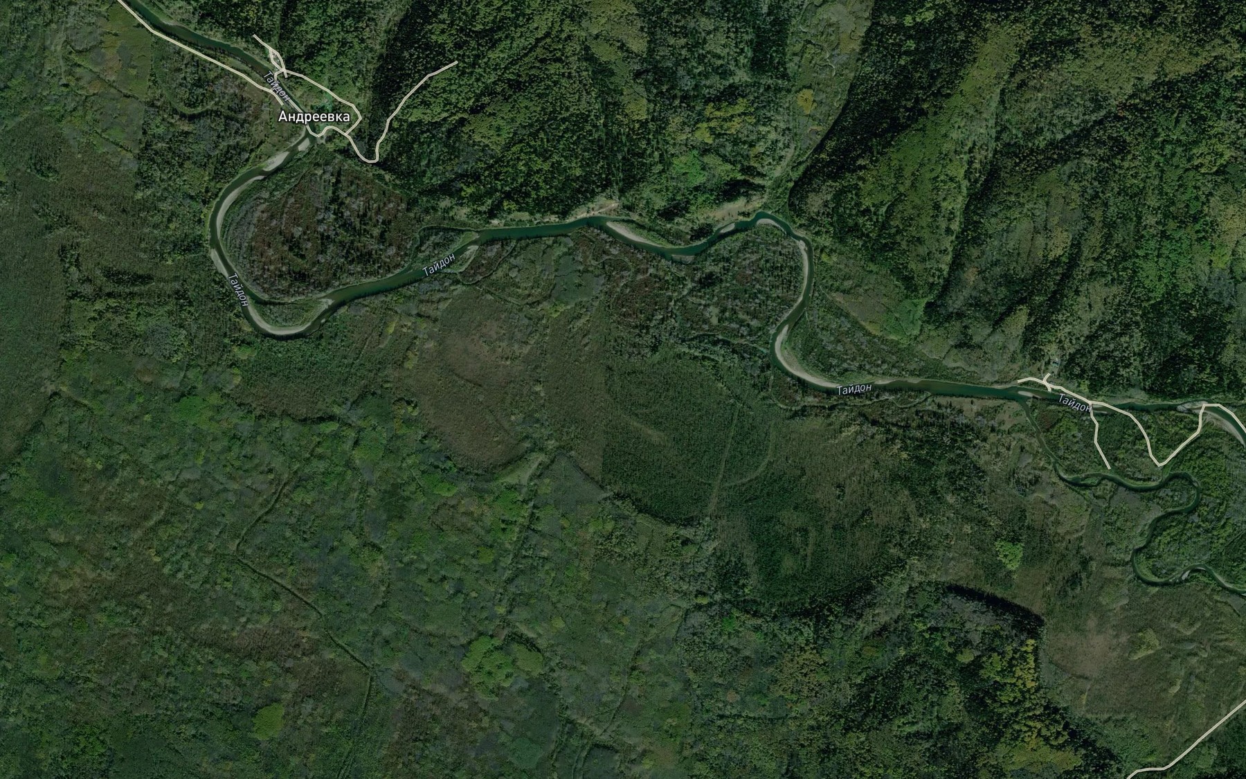 Satellite map of the Kuchumanda