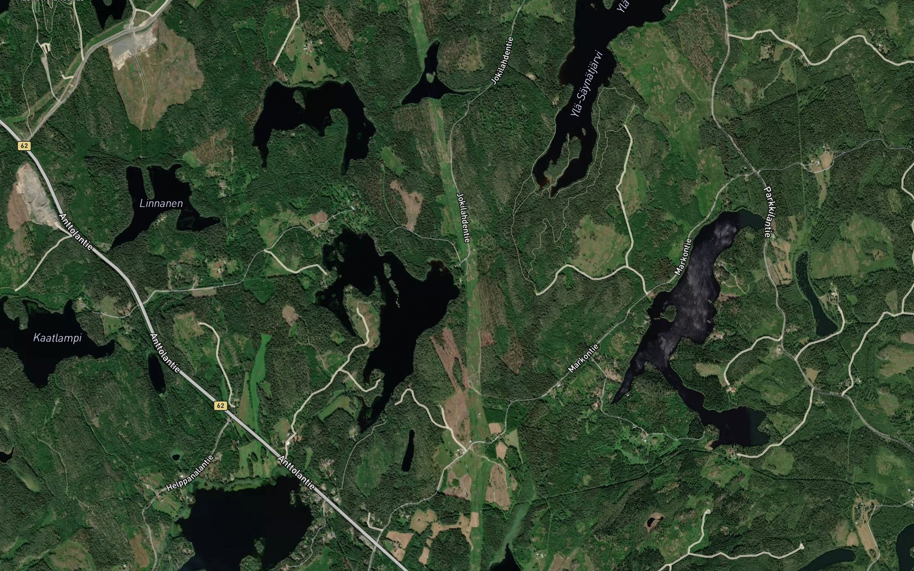 Satellite map of the Porttioja