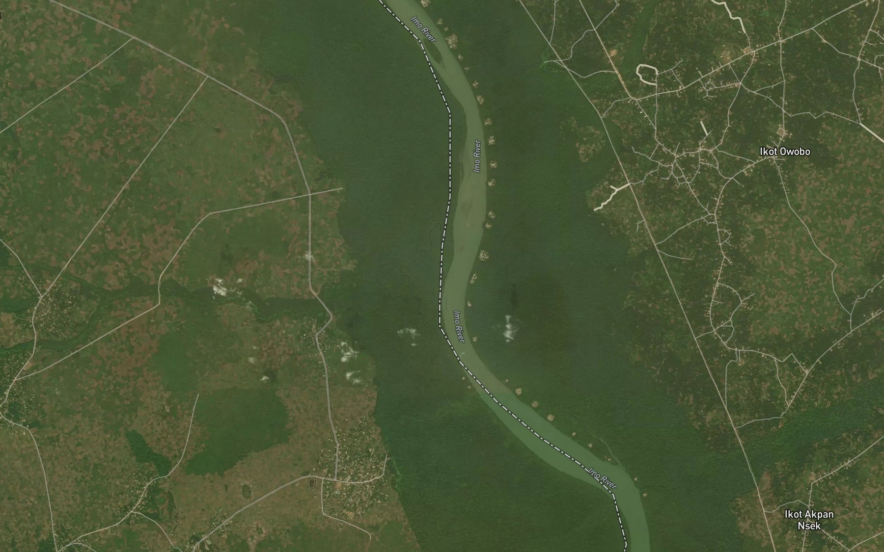 Satellite map of the Maesa Stream