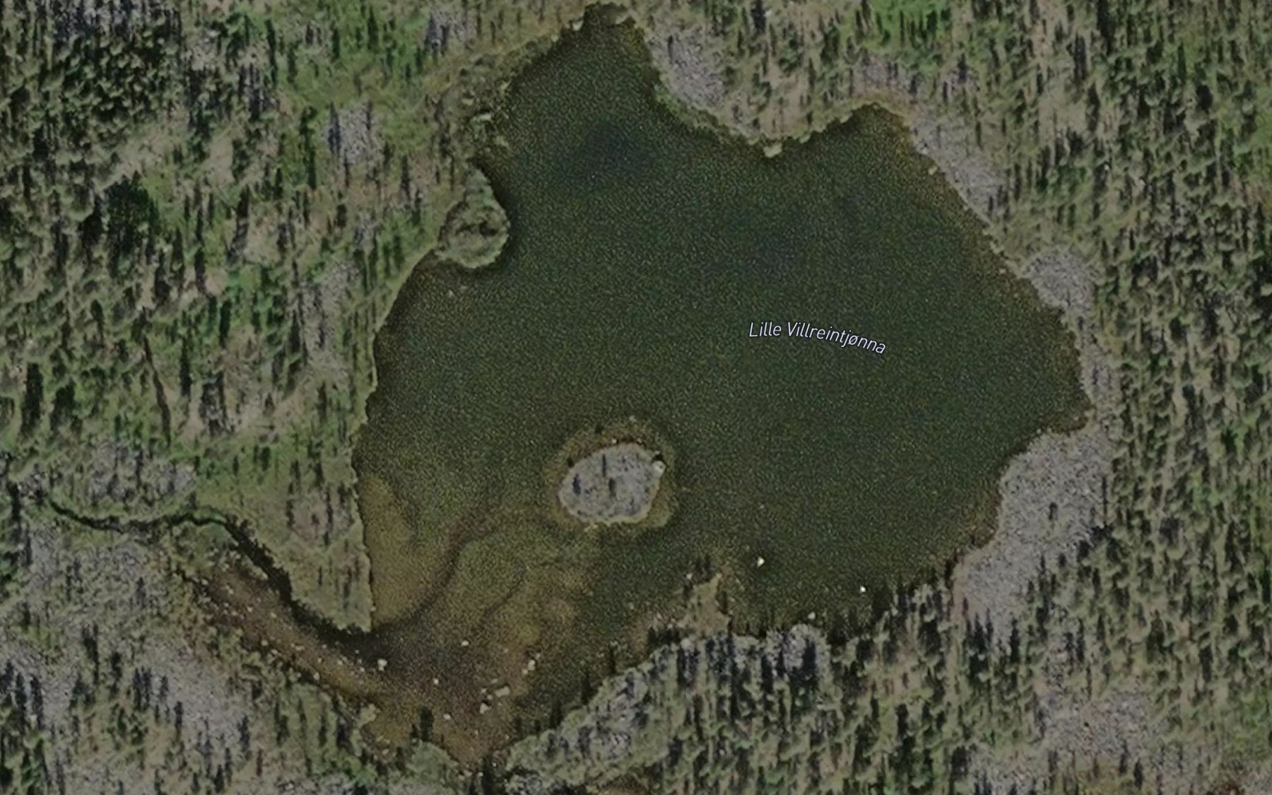 Satellite map of the Lille Villreintjonna
