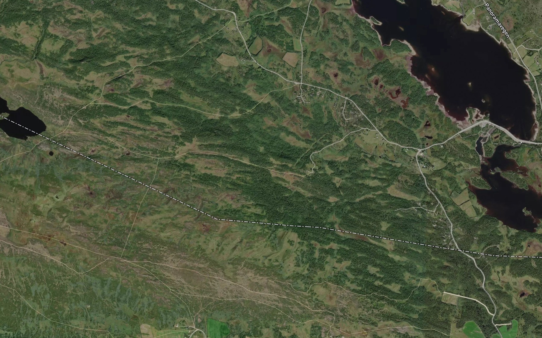 Satellite map of the Fossheimstolbekken